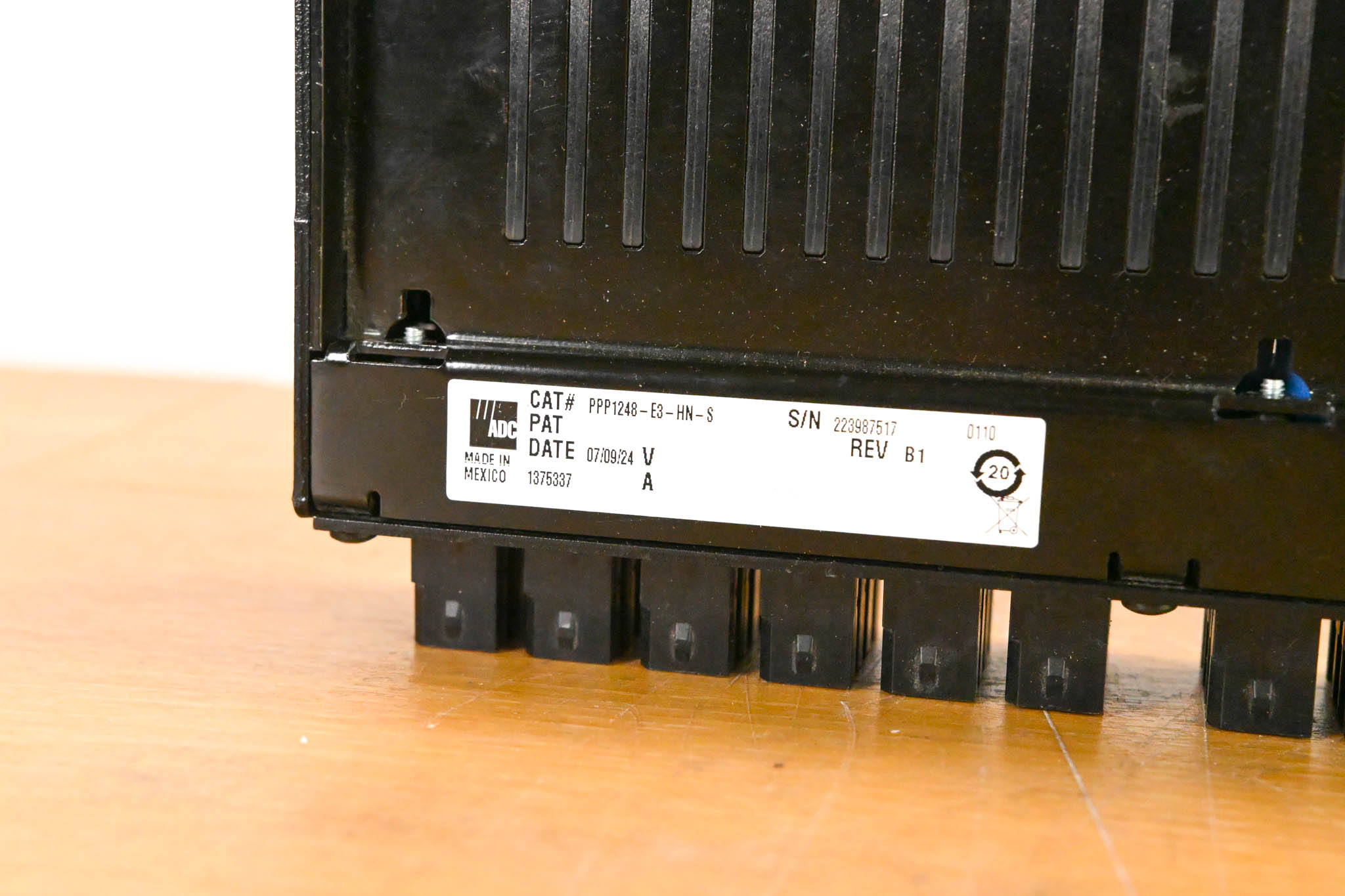 ADC PPP1248-E3-HN-S Pro Patch 1RU 96-Point Patchbay