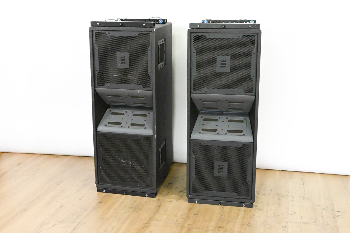JBL VT4888DP 3-Way Line Array Speaker (PAIR) - DrivePack Amps Removed