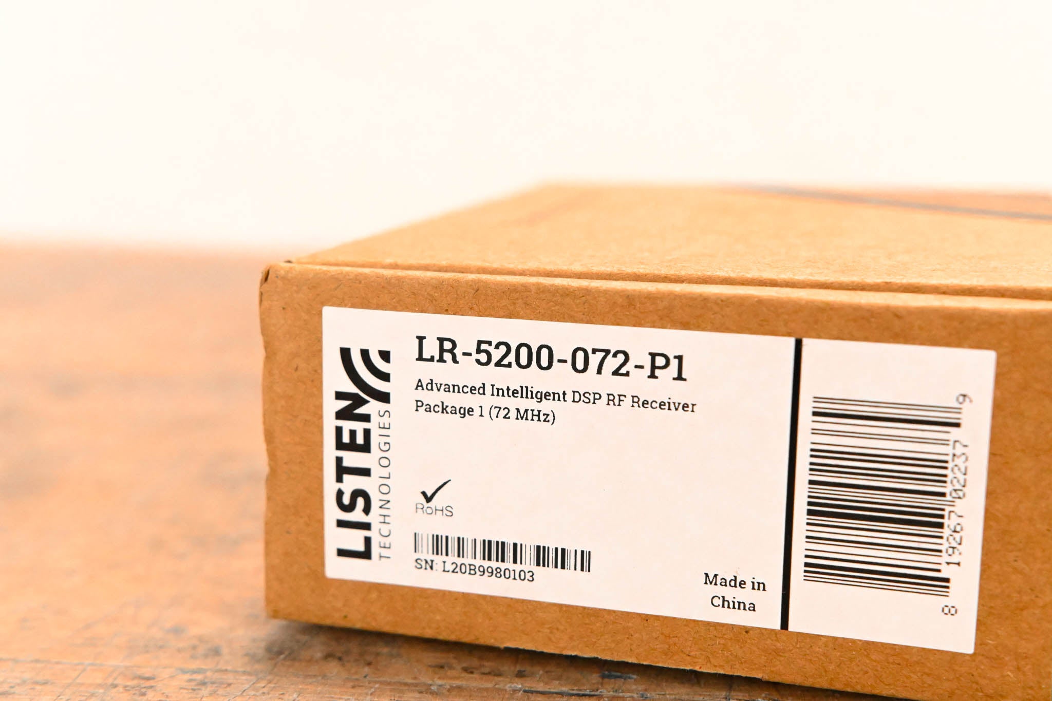 Listen Technologies LR-5200-072 Advanced Intelligent DSP RF Receiver