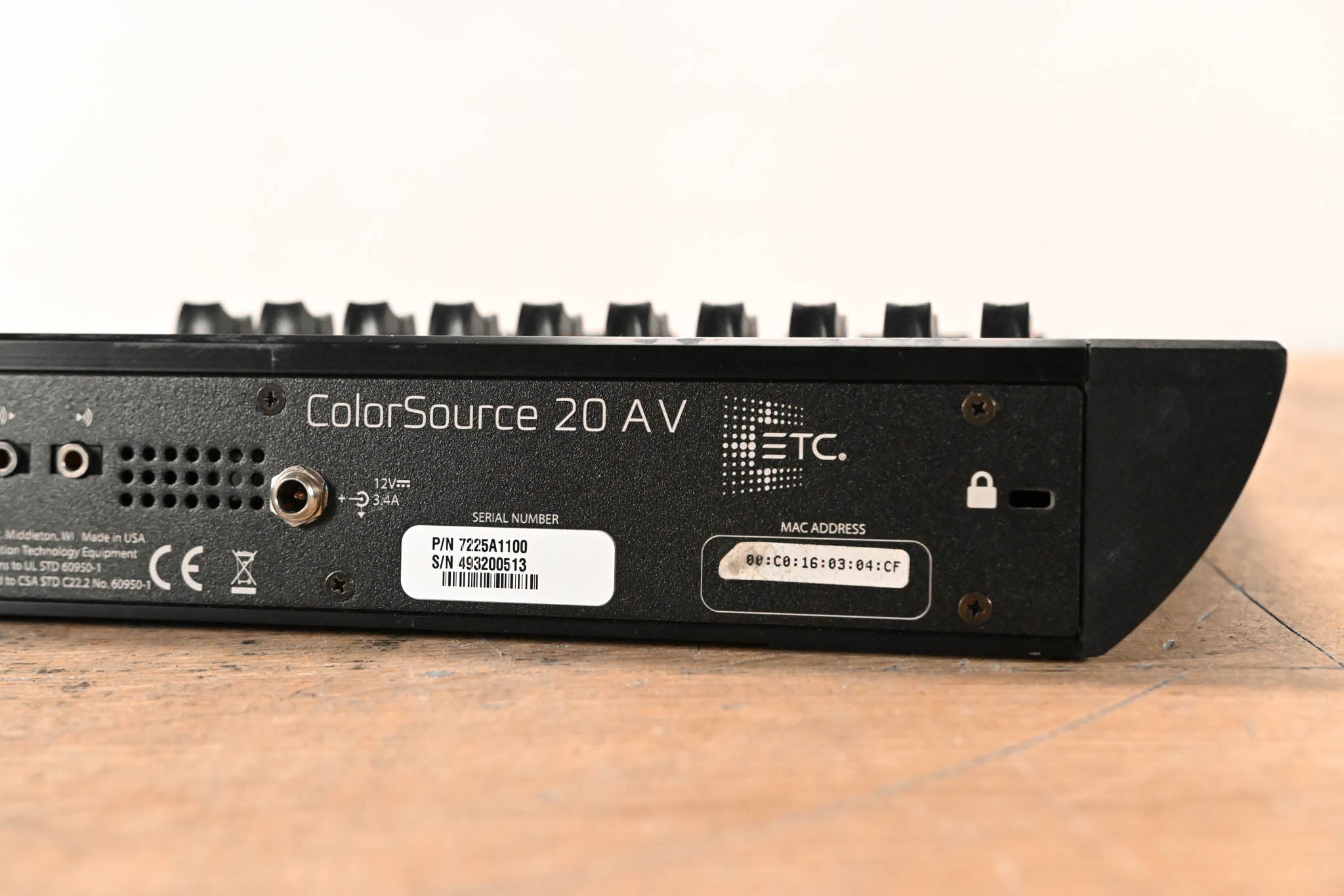 ETC ColorSource 20 AV DMX Lighting Control Console (NO POWER SUPPLY)