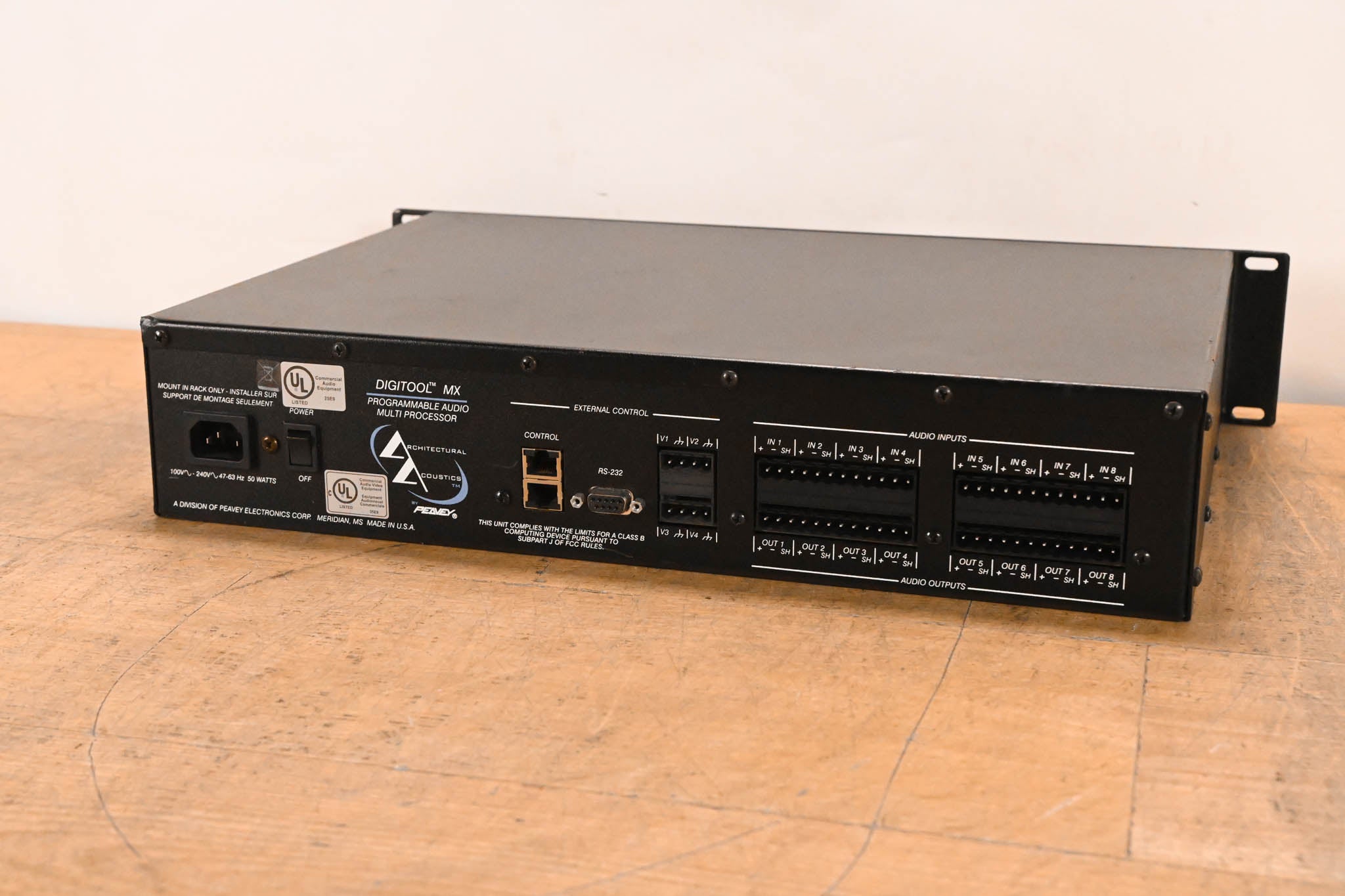 Architectural Acoustics by Peavey Digitool MX Audio Multi Processor