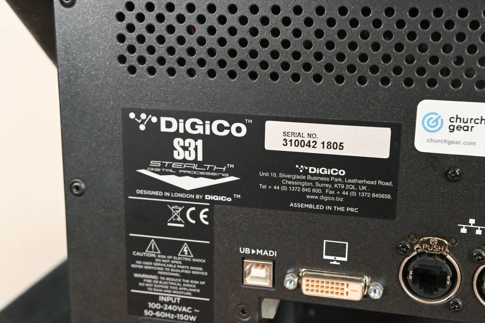 DiGiCo S31 48-Channel Digital Mixing Console CG01S4F