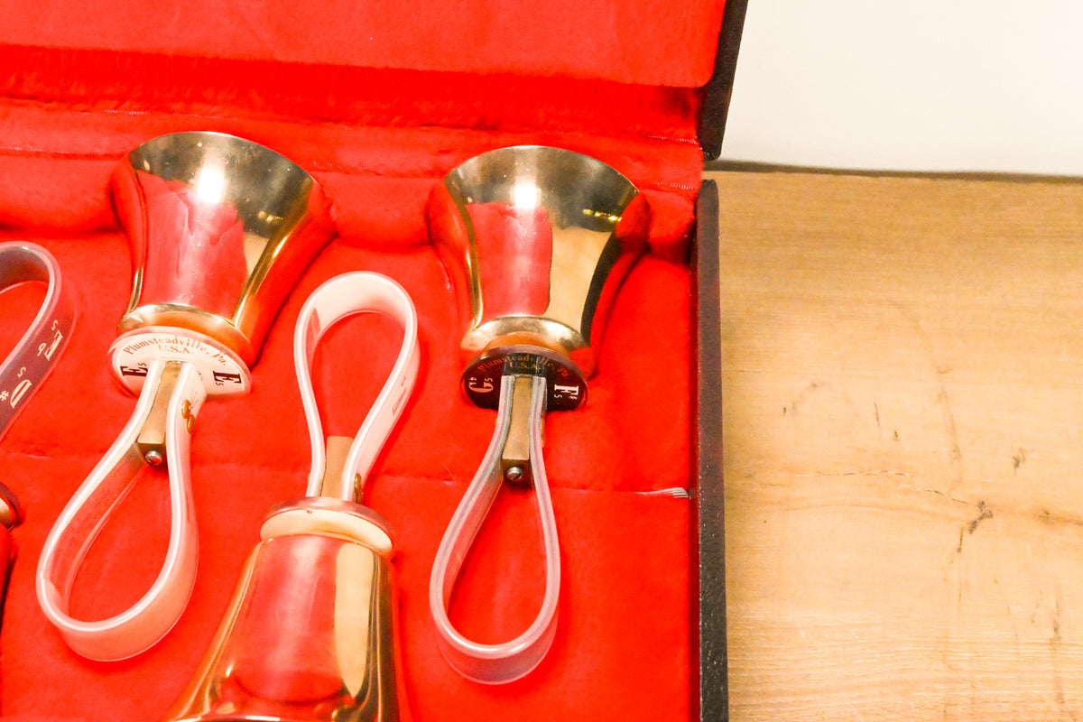 Malmark Three Octave Handbell Set (C4-C7) - 37 Bells w/ 4 Cases