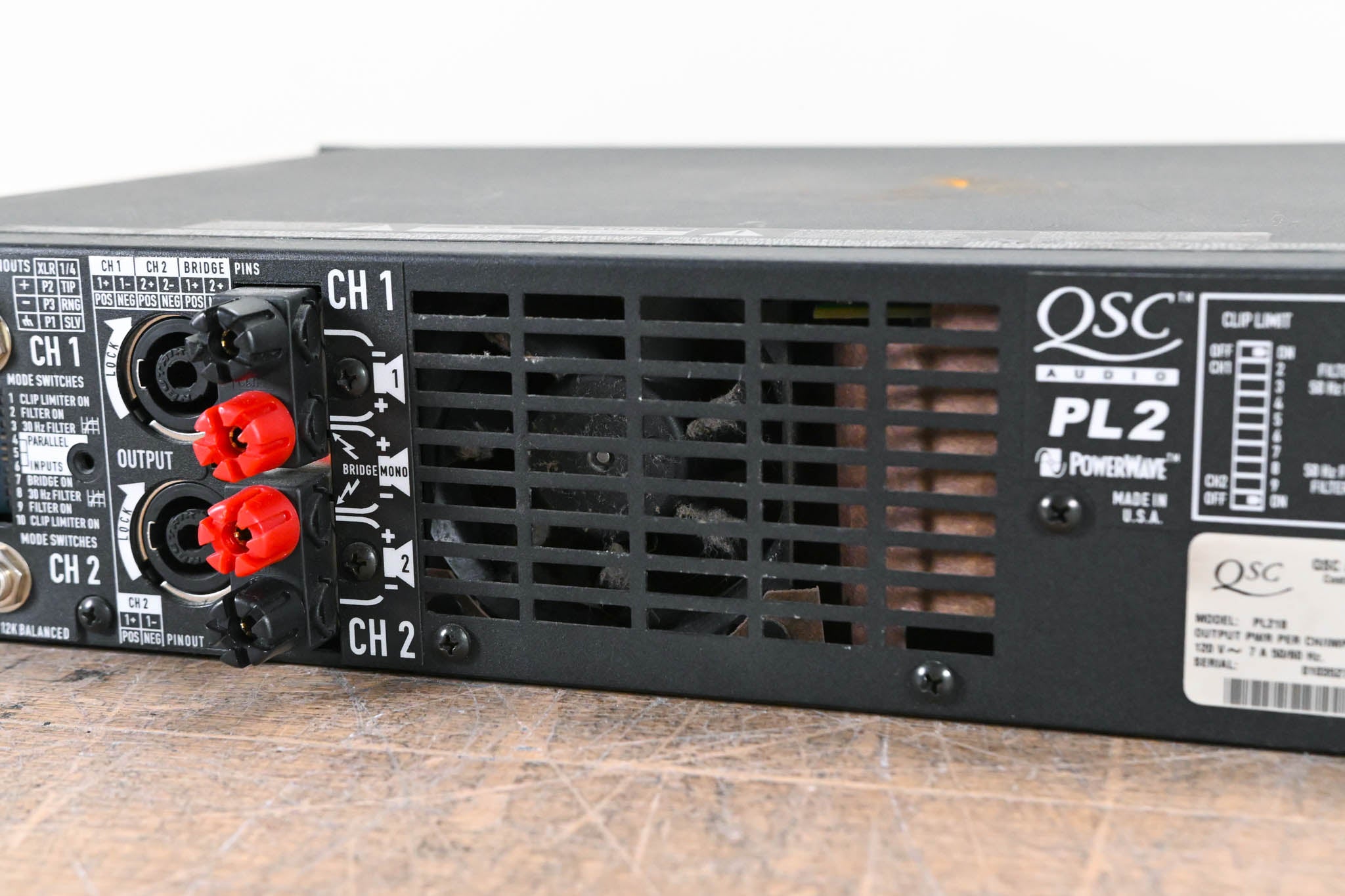 QSC PowerLight 2 PL218 2-Channel Power Amplifier