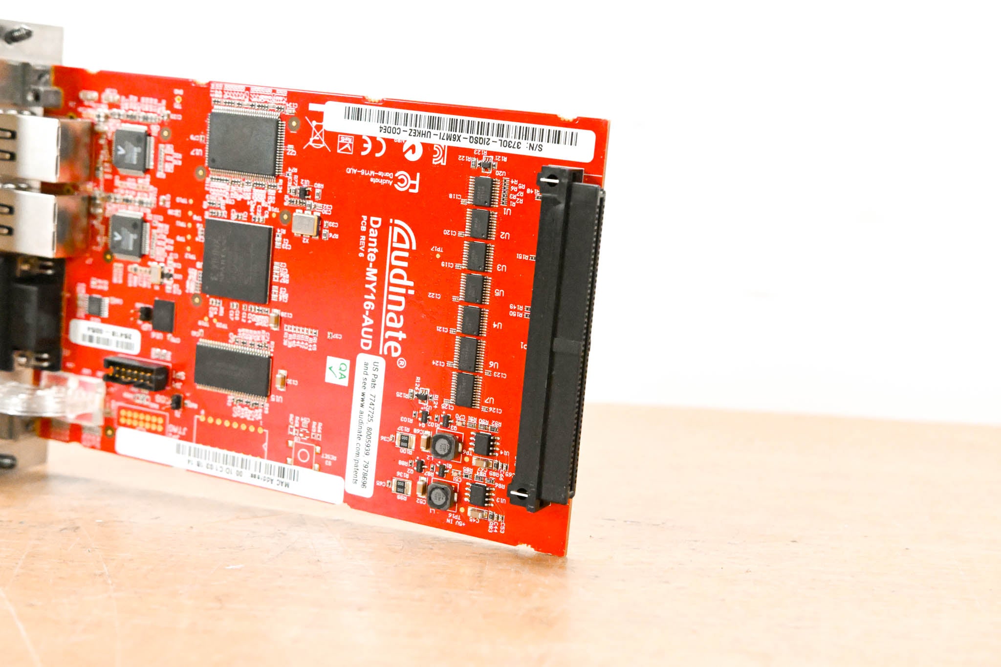 Audinate Dante-MY16-AUD 16-Channel Dante Network I/O Card