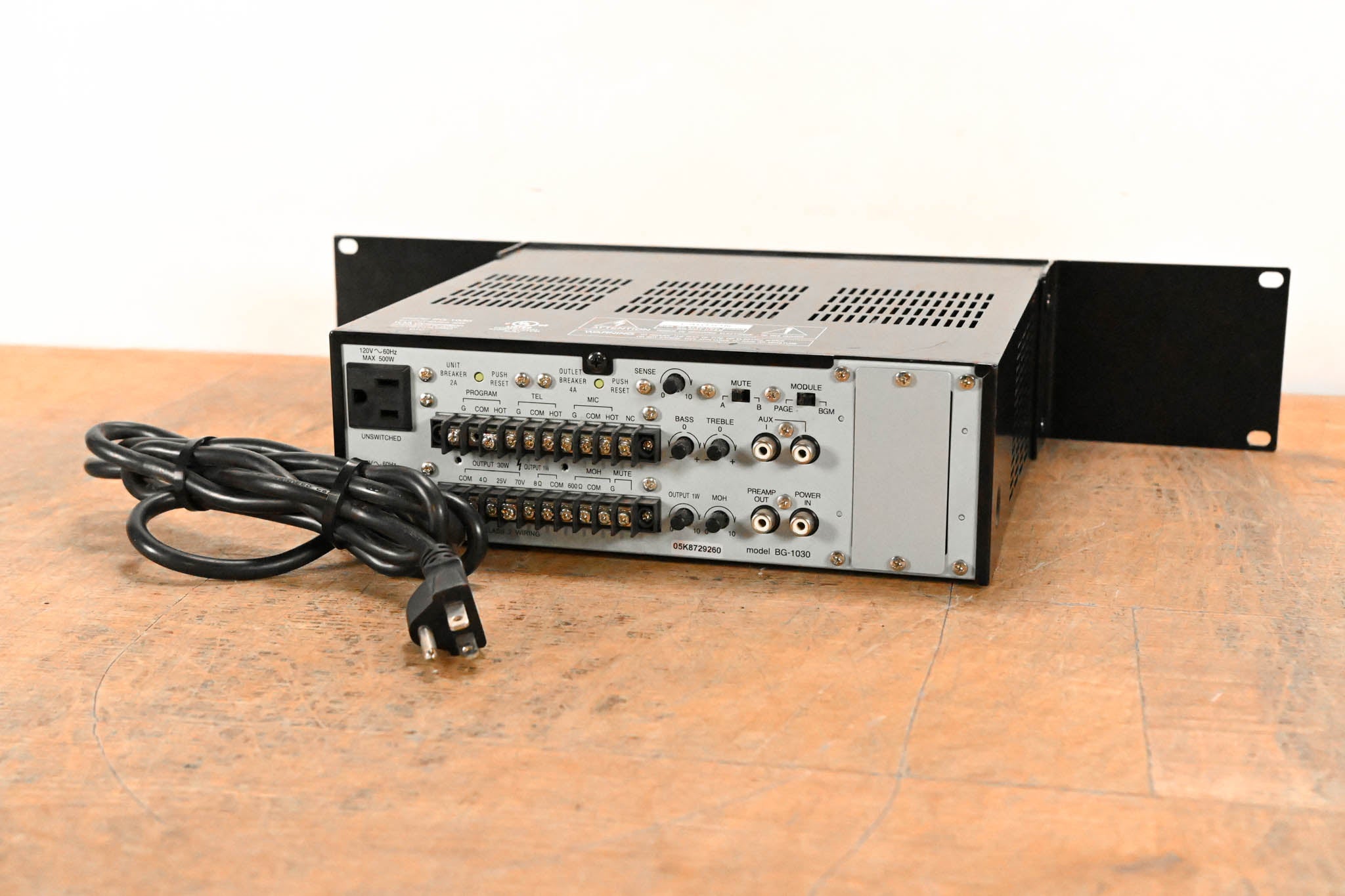 TOA BG-1030 5-Channel Mixer/Amplifer