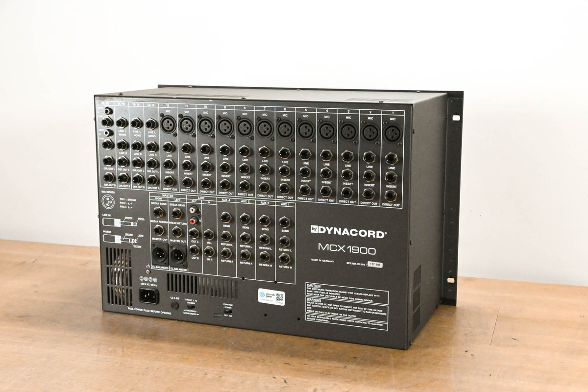 Dynacord MCX 1900 16/20 Channel Stereo Mixer