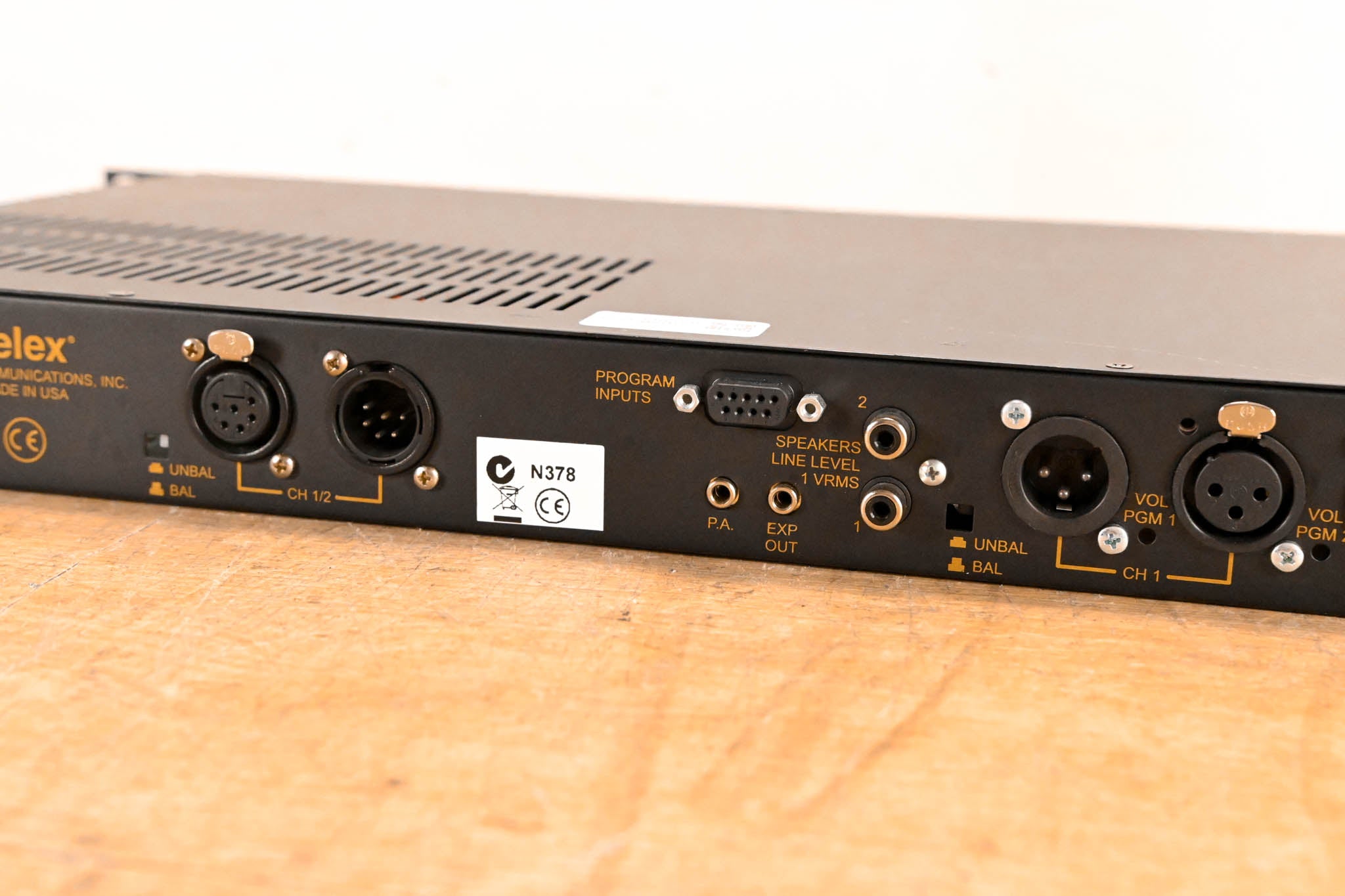 Telex MS-2002 2-Channel Master Station and Power Supply