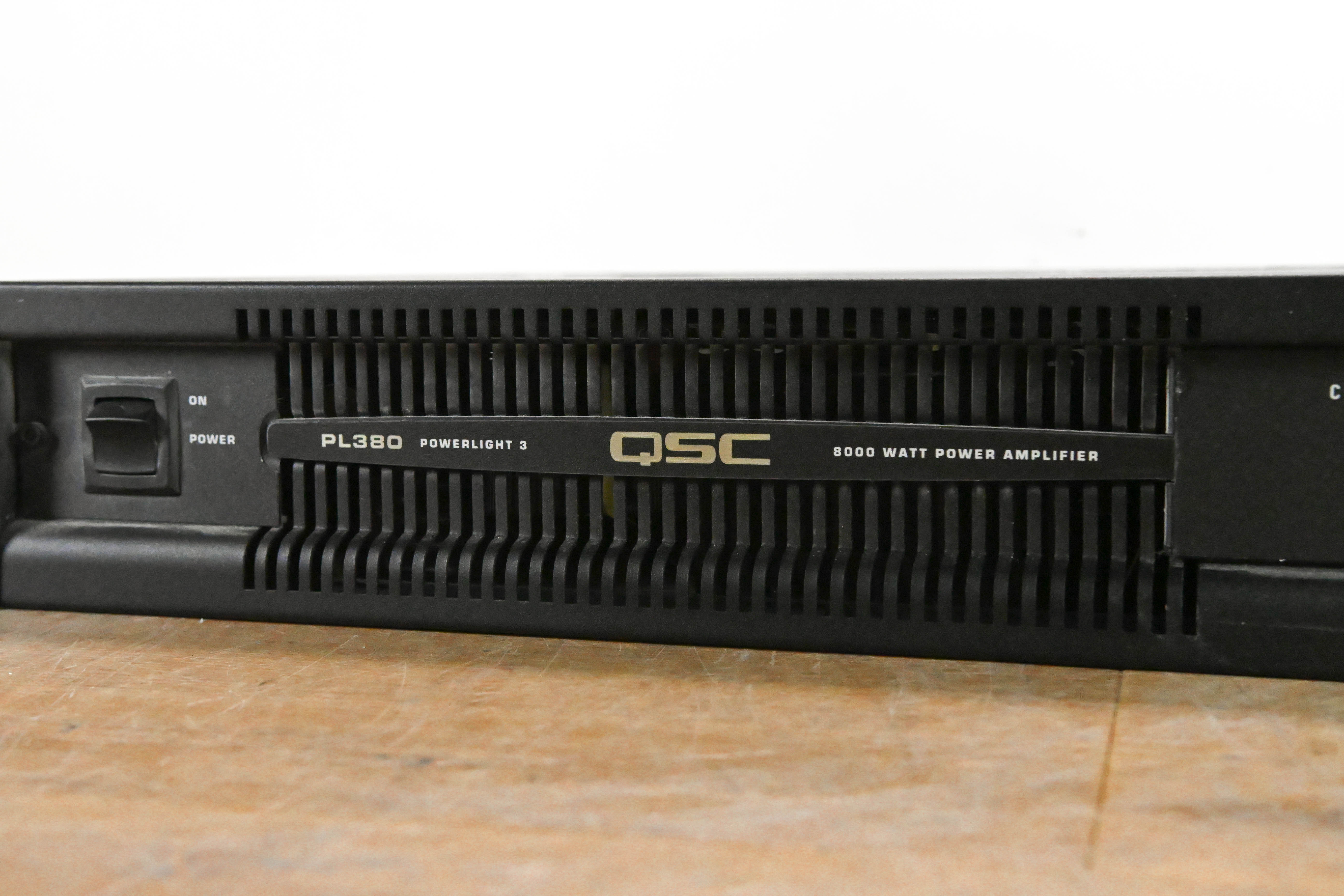 QSC PL380 Powerlight 3 Series 2-Channel Power Amplifier