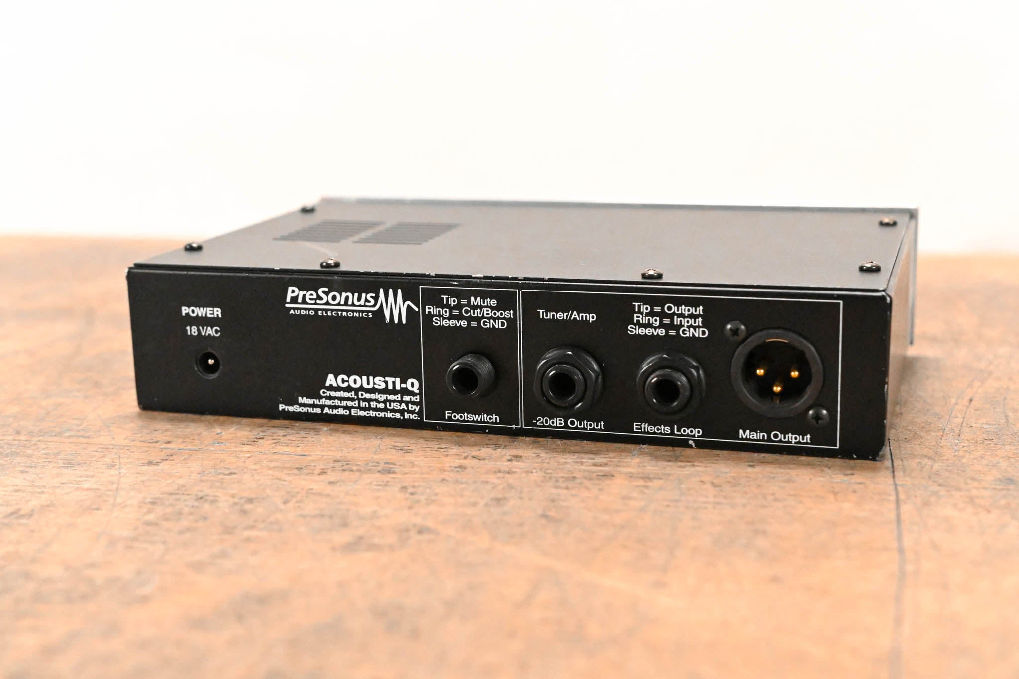 PreSonus Acousti Q 真空管プリアンプ PreSonus Acousti-Q Tube Acoustic Preamp/Blender (NO POWER SUPPLY