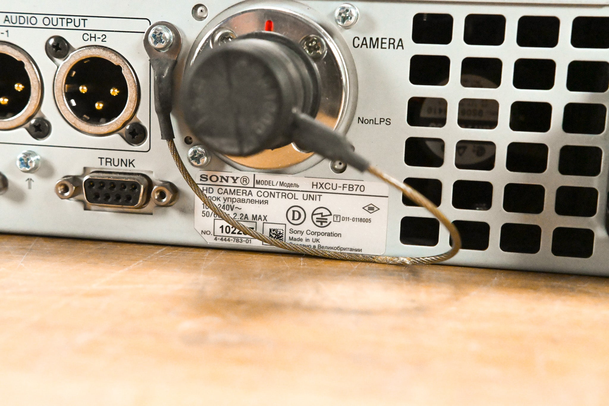Sony HXCU-FB70 Optical Fiber Camera Control Unit