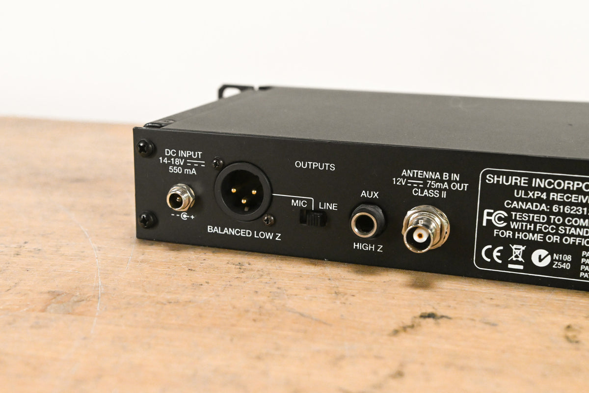 Shure ULXP14 Bodypack Wireless System J1 Band 554-590MHz NO POWER SUPPLY