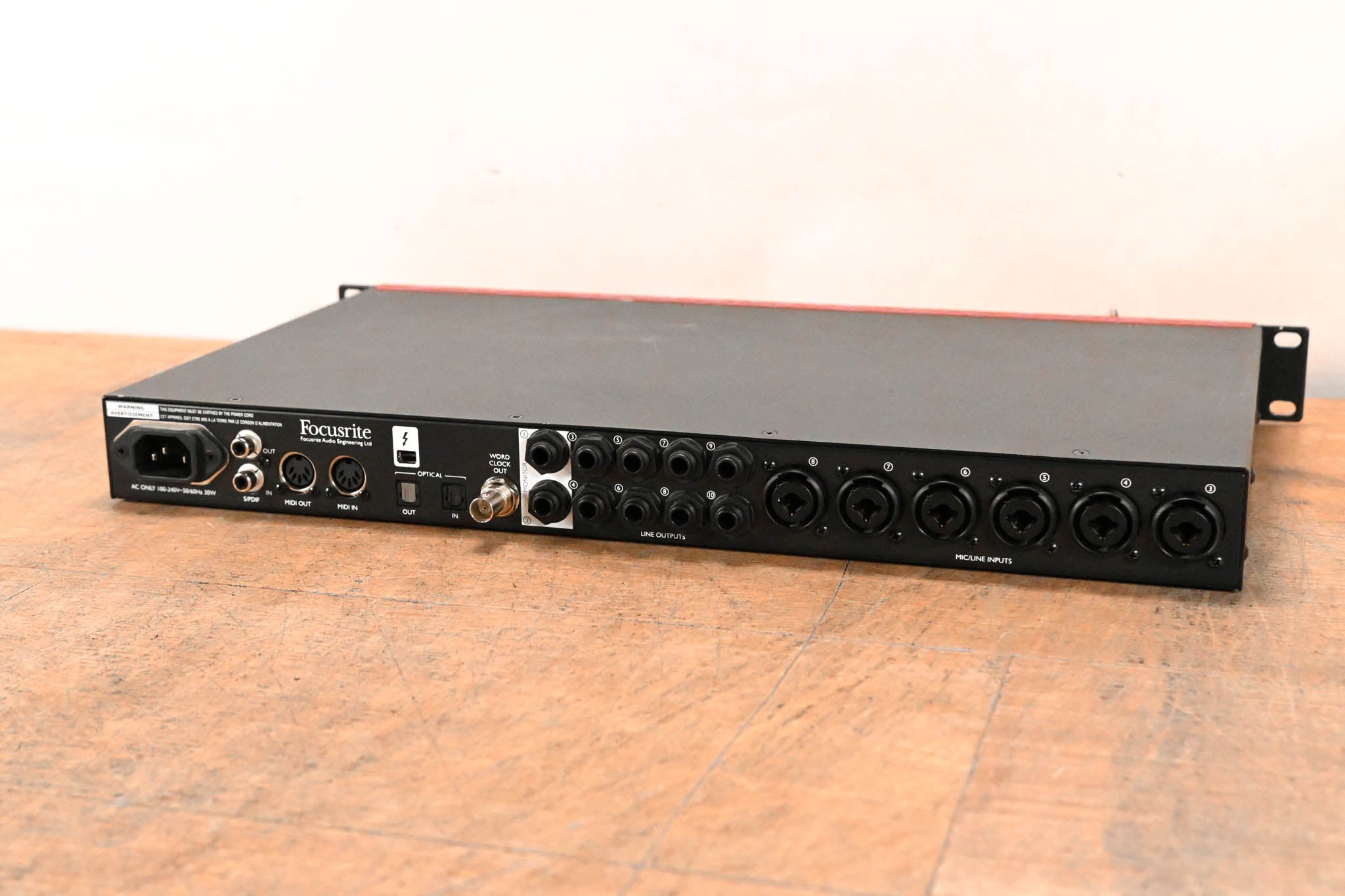 Focusrite Clarett Pre8 18x20 Thunderbolt Audio Interface