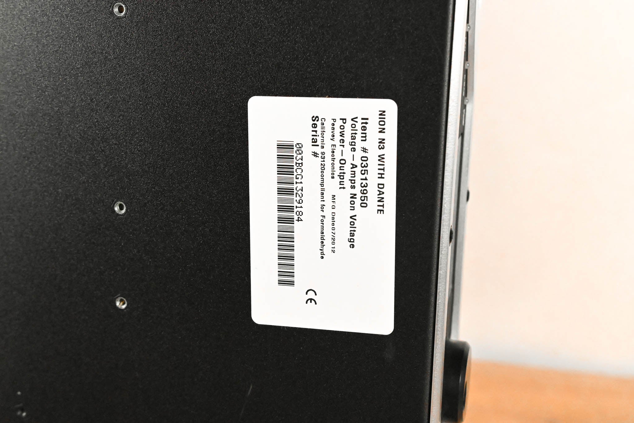 Peavey NION N3 MediaMatrix with Dante Connectivity