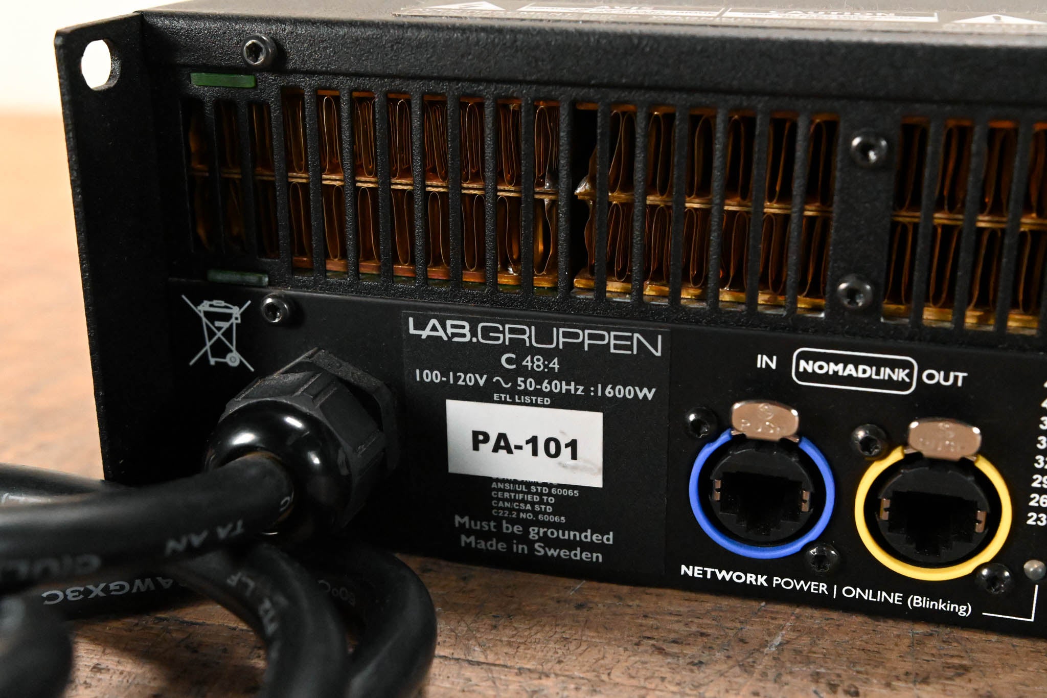 Lab Gruppen C 48:4 4800W 4-Channel Power Amplifier