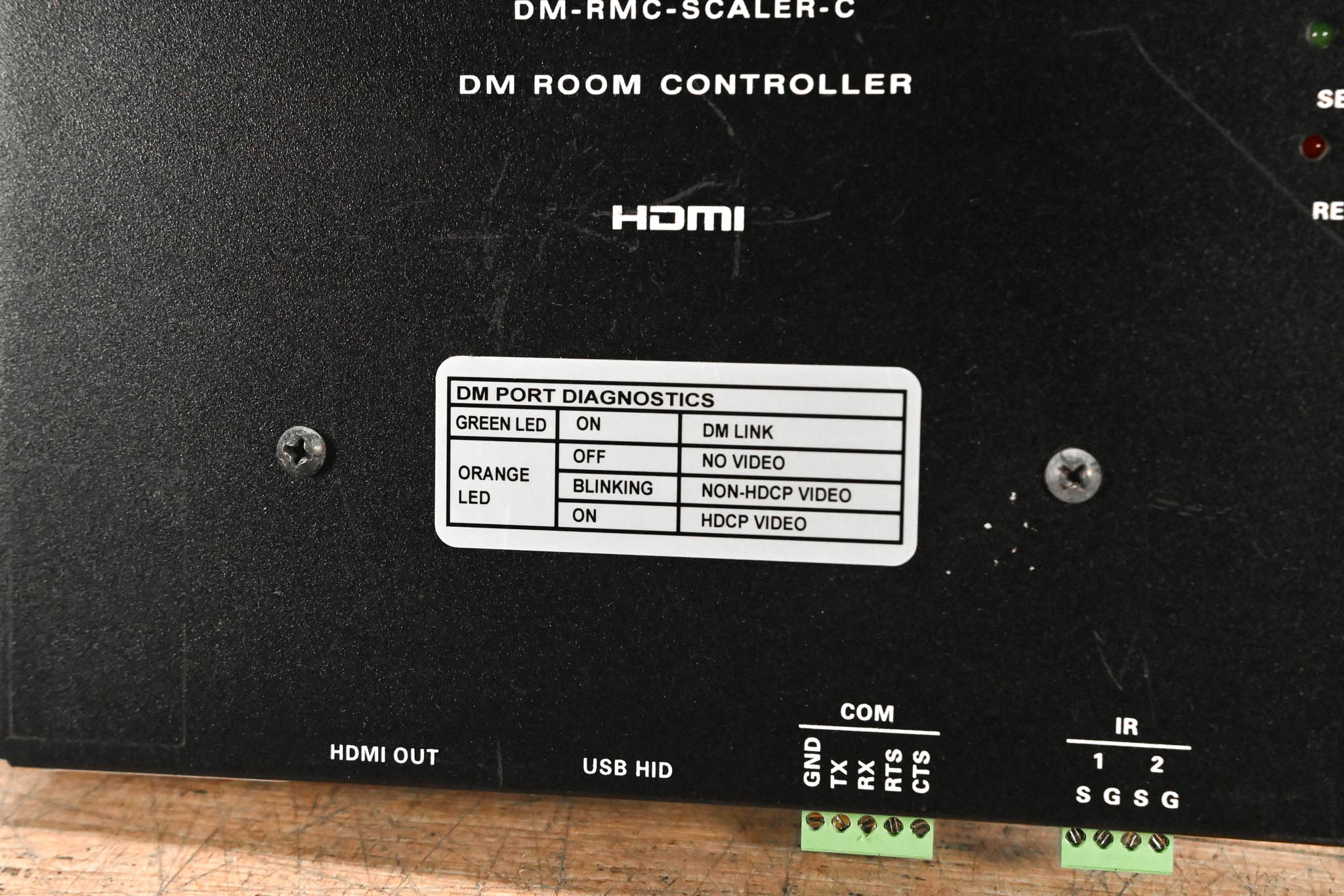 Crestron DM-RMC-SCALER-C Receiver & Room Controller (NO POWER SUPPLY)