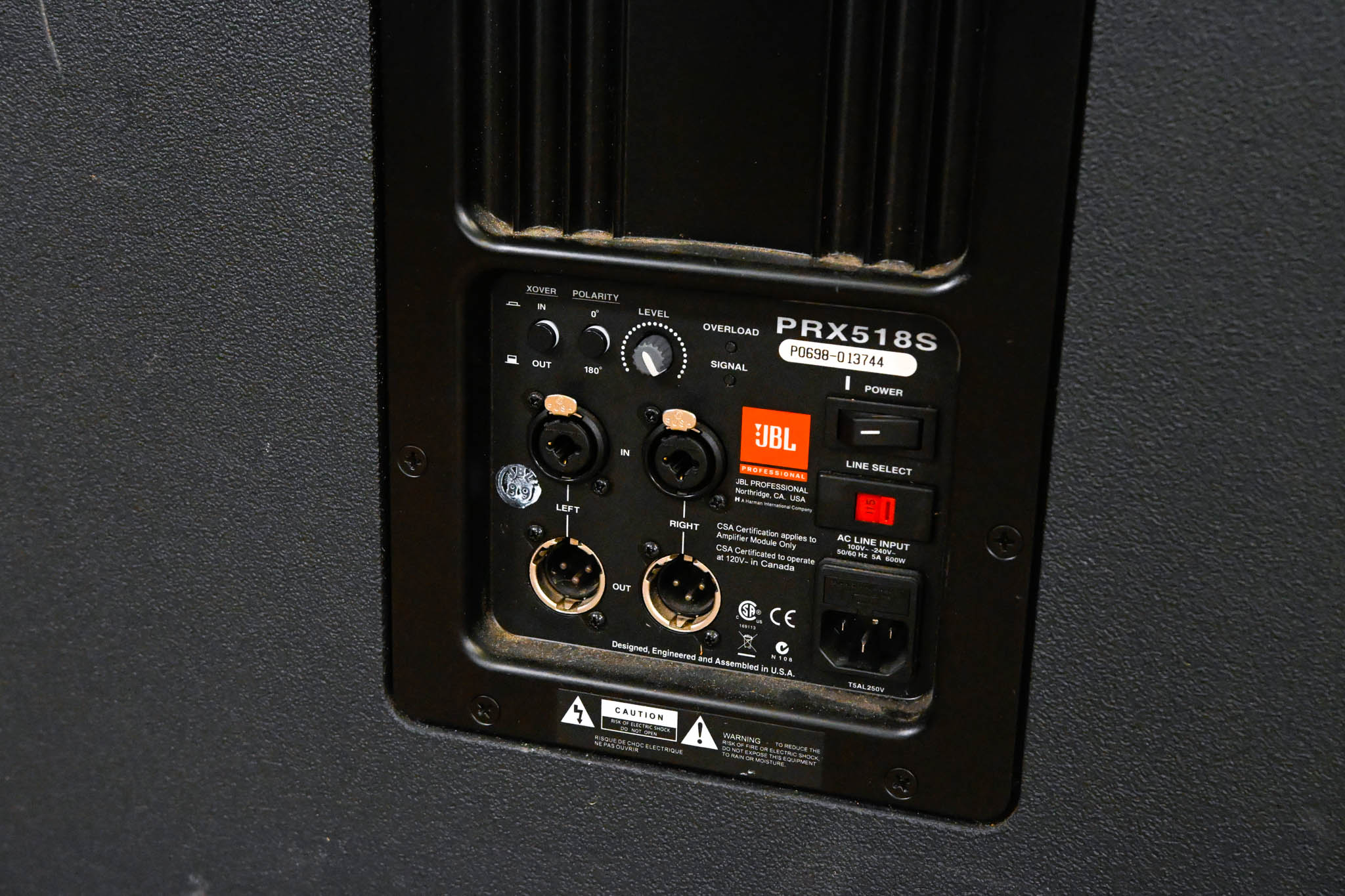 JBL PRX518S 500W 18-inch Active Subwoofer