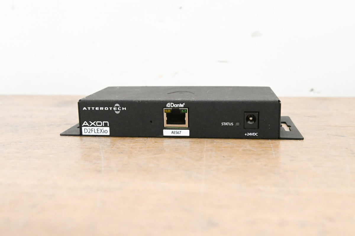 Attero Tech Axon D2FLEXio Dante/AES67 Networked Audio Interface (NO PSU)