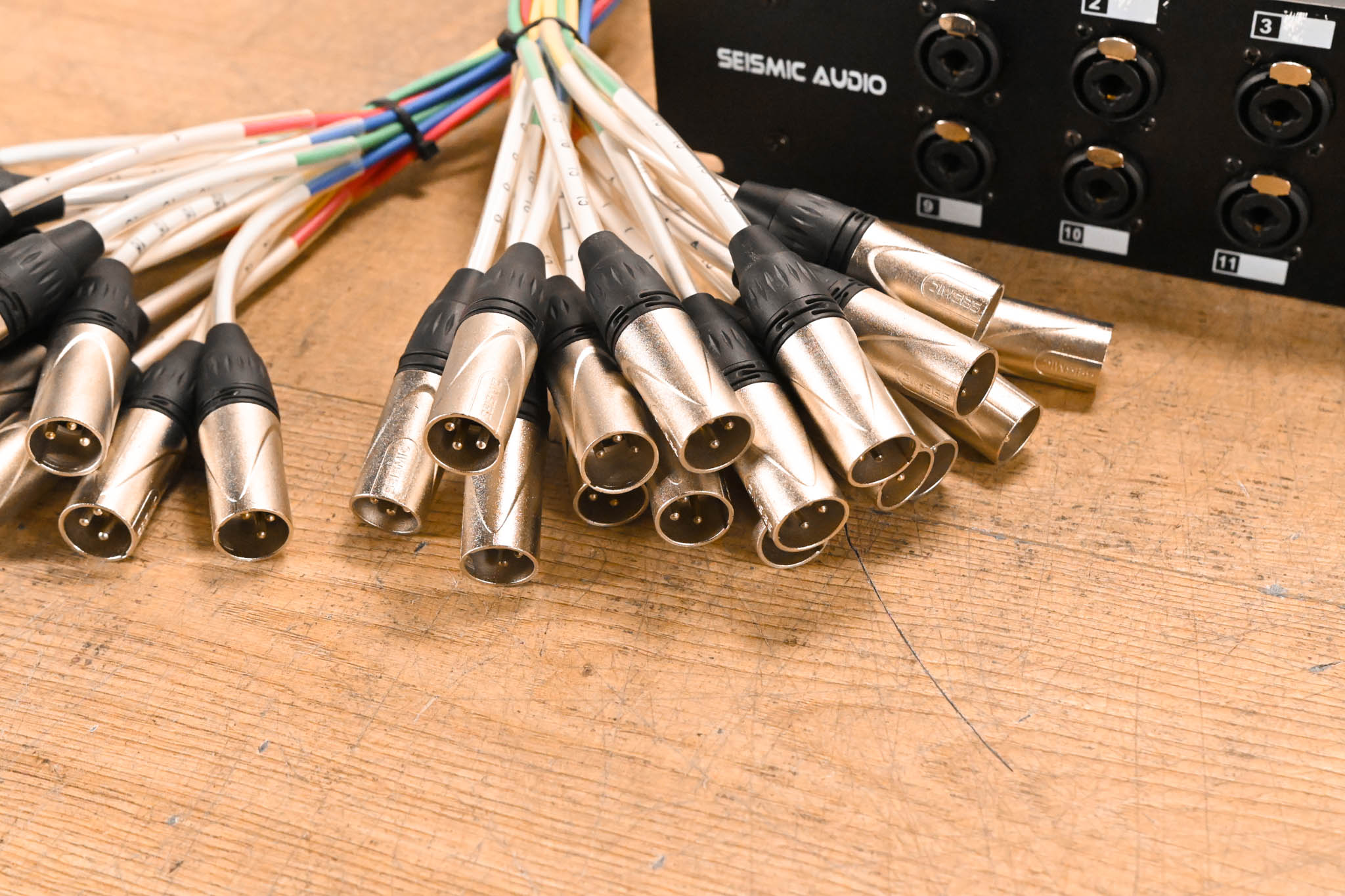 Seismic Audio SARMSS-16X1515 - 16-CH XLR TRS Combo Splitter Snake Cable