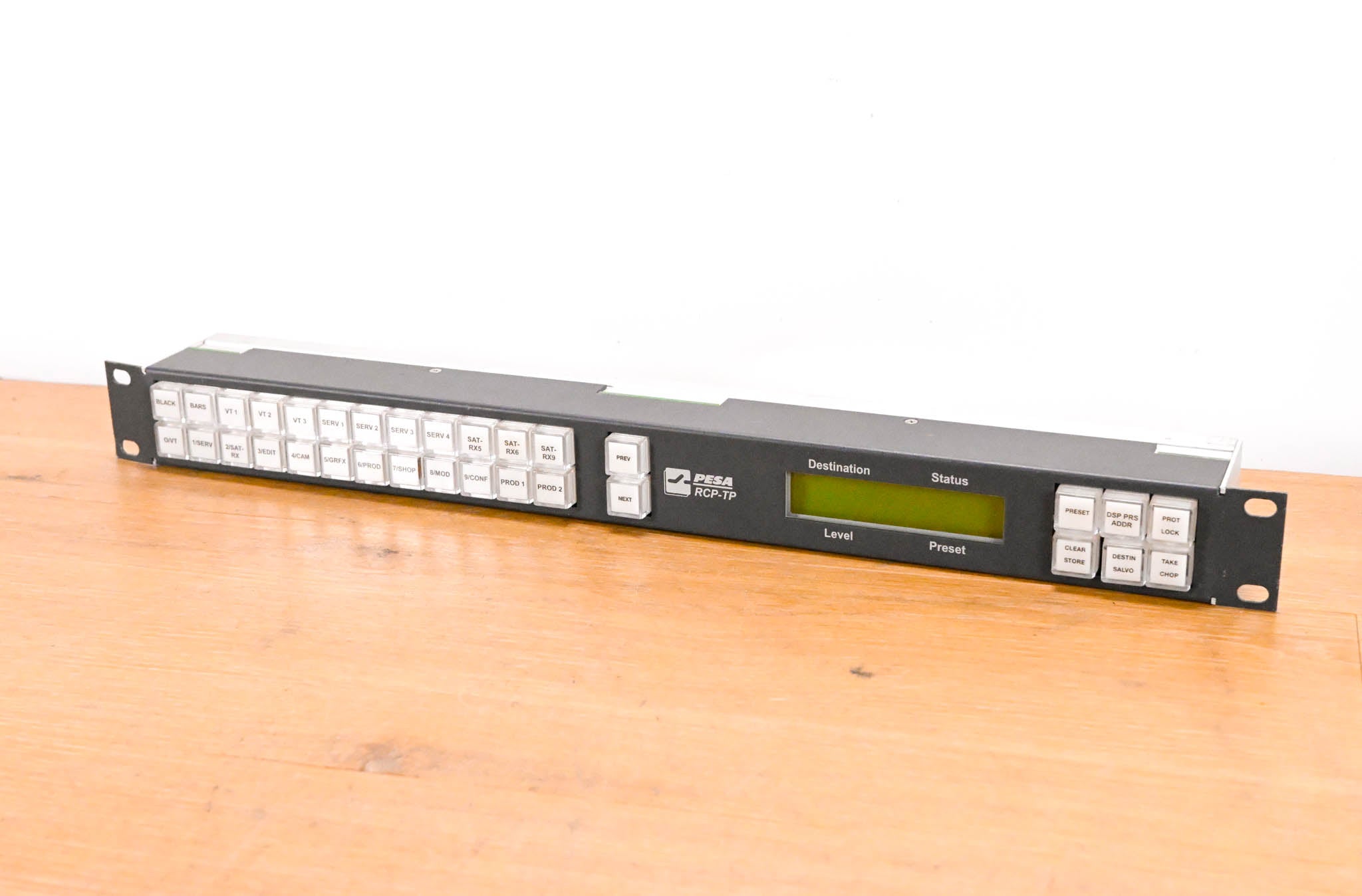 Pesa RCP-MLTP RCP-TP 1RU Matrix Switcher Control Panel (NO PSU)