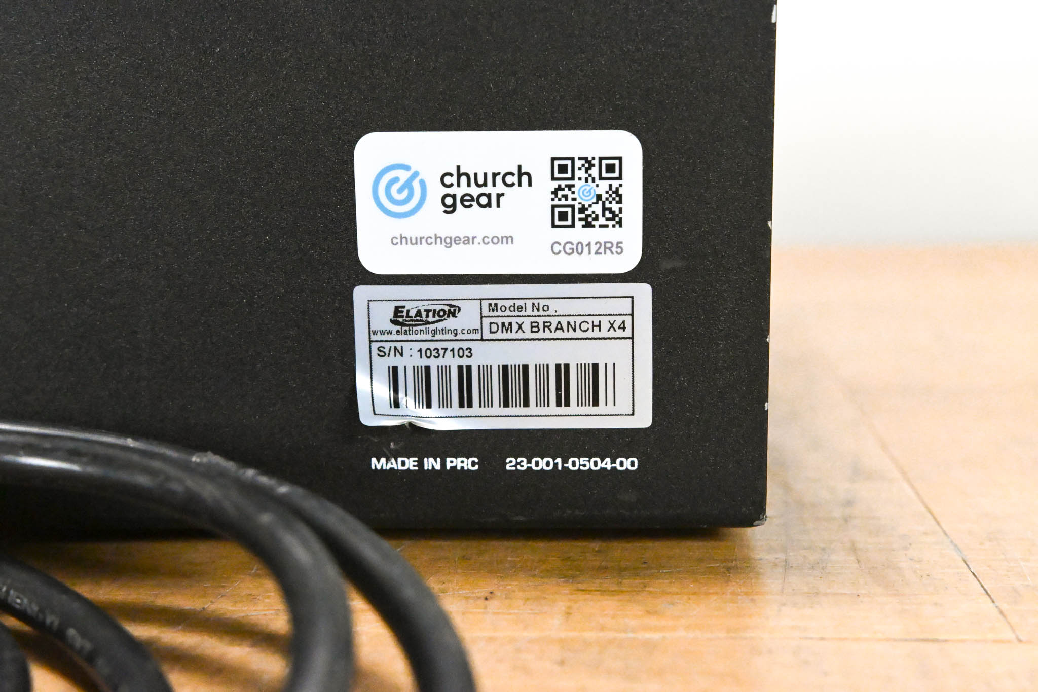 Elation DMX-Branch/4 4-Way 3-pin and 5-pin DMX Distributor