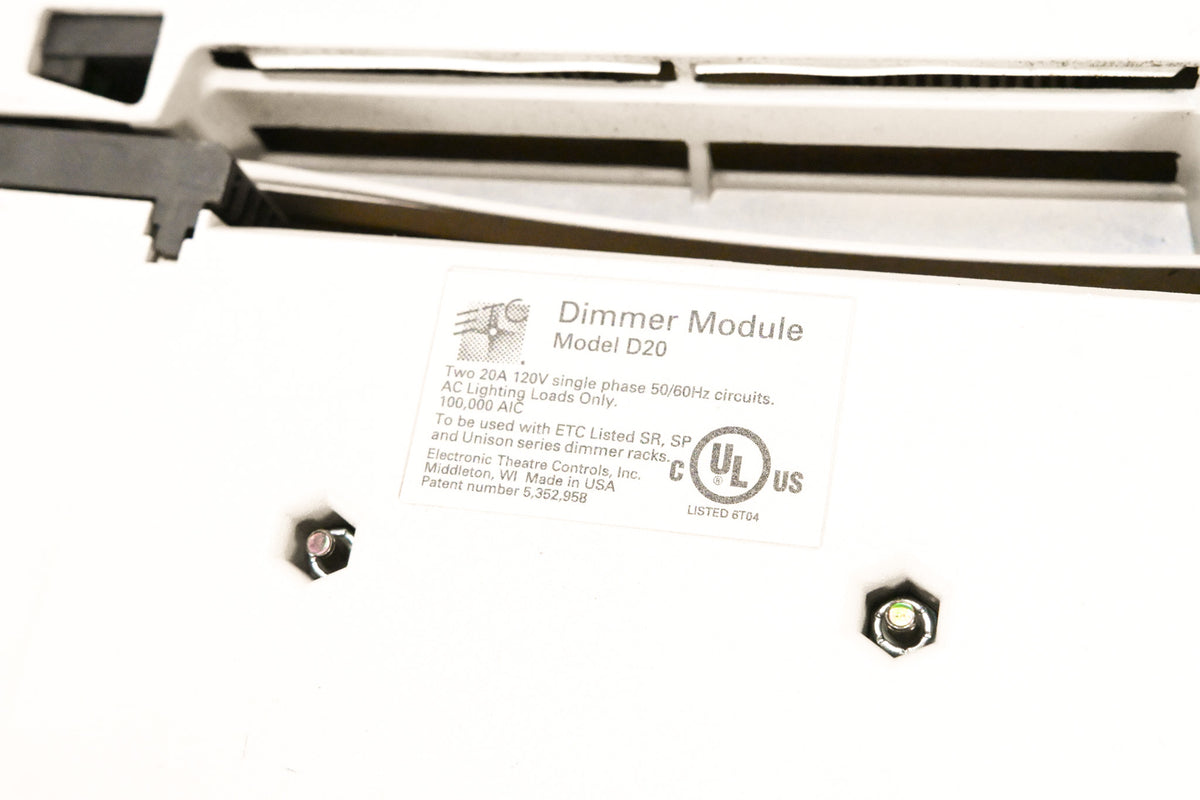 ETC D20 Dual 20A Dimmer Module (Pack of 4)