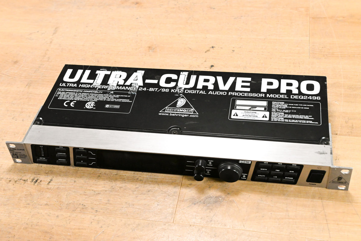 Behringer Ultracurve Pro DEQ2496 Equalizer and Mastering Processor