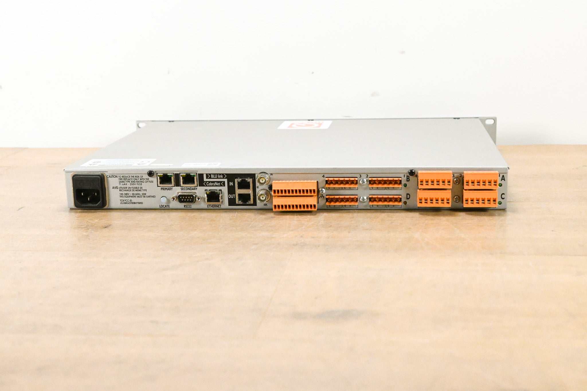 BSS London BLU-800 Signal Processor with BLU link and CobraNet
