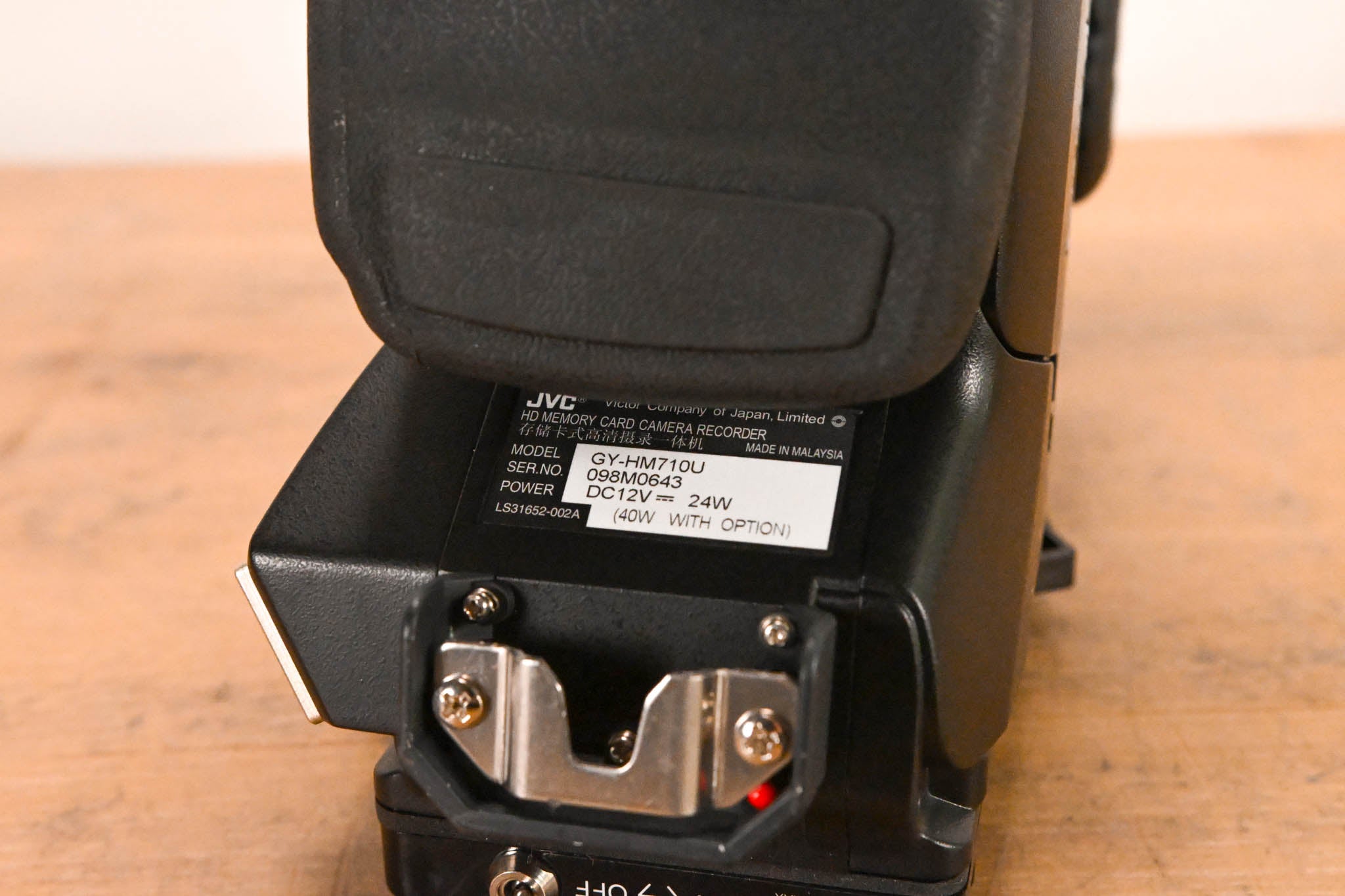 JVC GY-HM710U ProHD Compact Shoulder Solid State Camcorder
