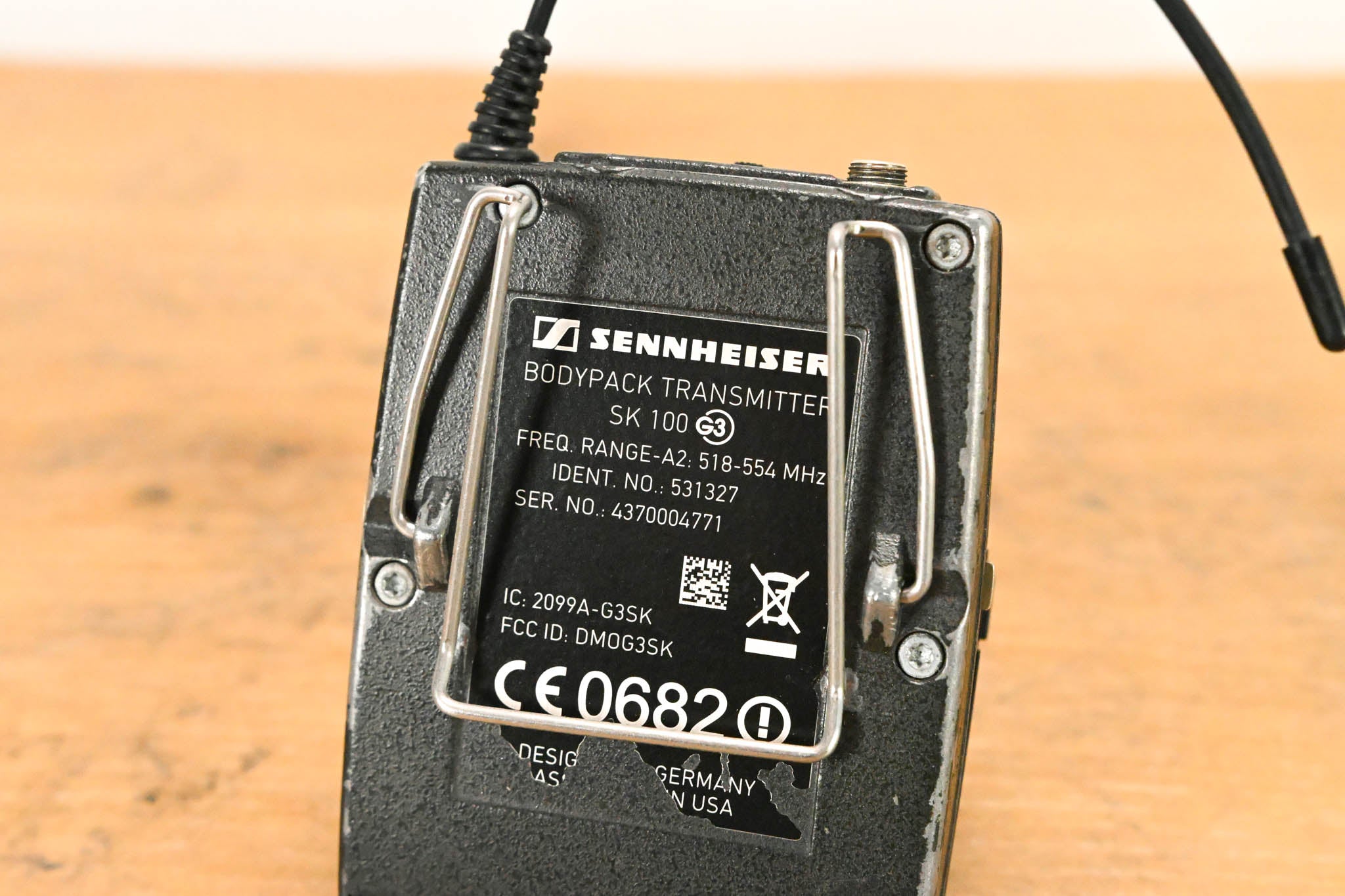 Sennheiser ew 100 G3 Bodypack Wireless System - 518-554 MHz (NO PSU)