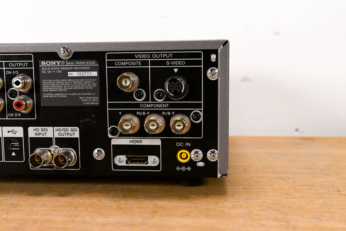 Sony PMW-EX30 XDCAM EX Recording Deck (NO POWER SUPPLY)