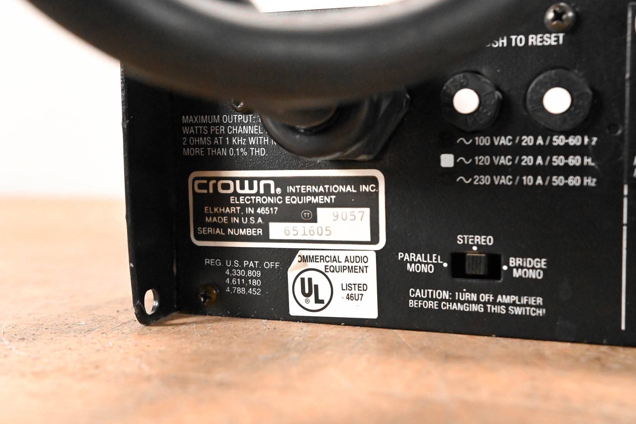 Crown Macro-Tech 3600VZ 2-Channel Power Amplifier