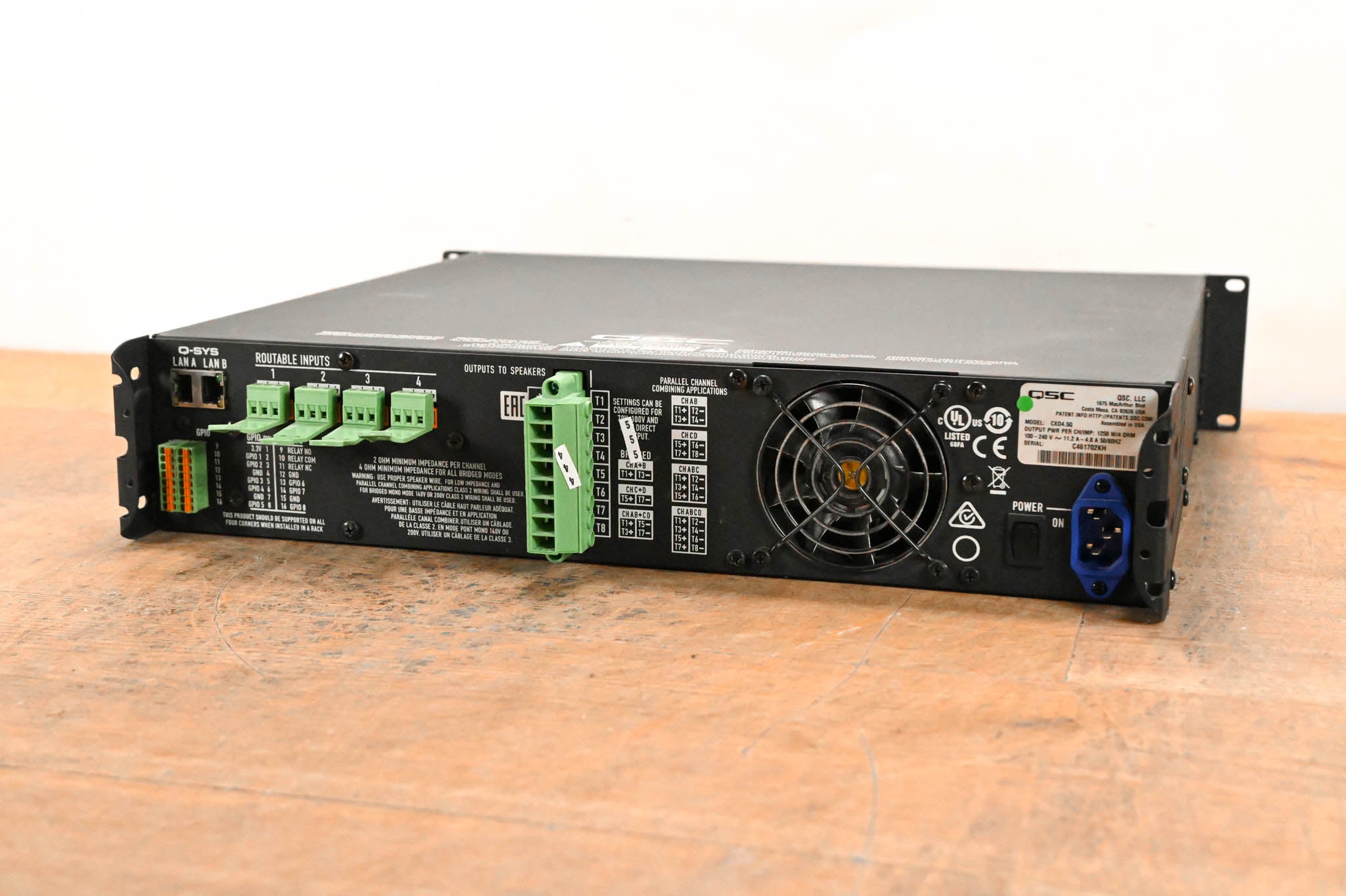QSC CXD4.5Q 4-Channel Network Amplifier