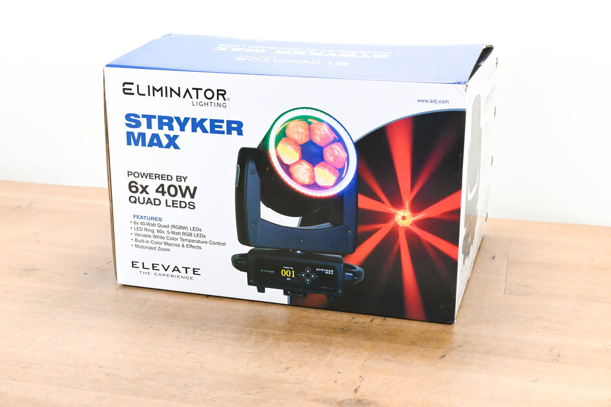 Eliminator Lighting Stryker Max RGBW LED Moving Head