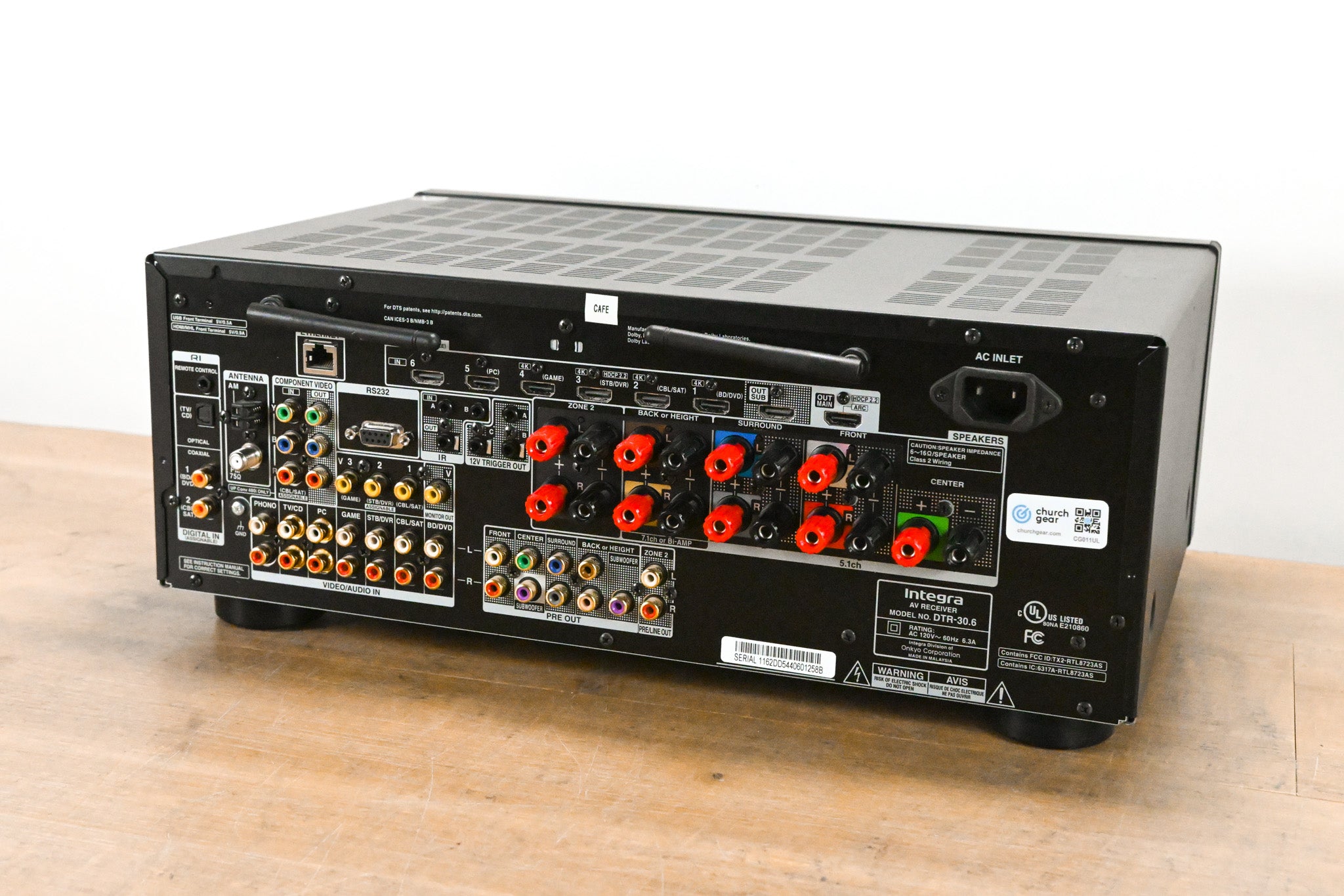 Integra DTR-30.6 7.2-Channel Network A/V Receiver