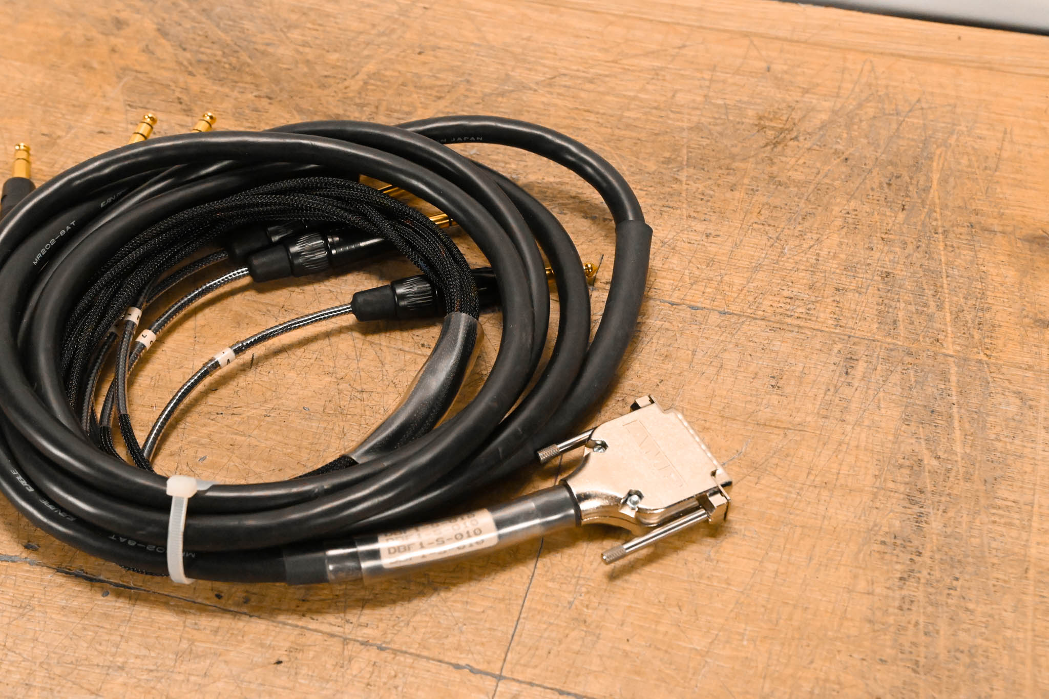 Whirlwind DBF1-S-010 10' Snake Cable with 8 TRSM to DB25-M