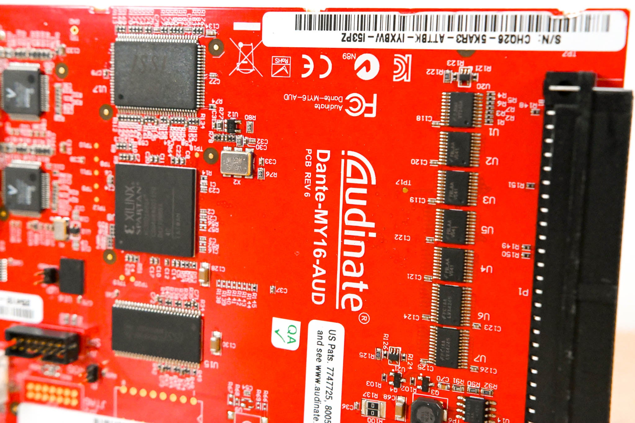 Audinate Dante-MY16-AUD 16-Channel Dante Network I/O Card