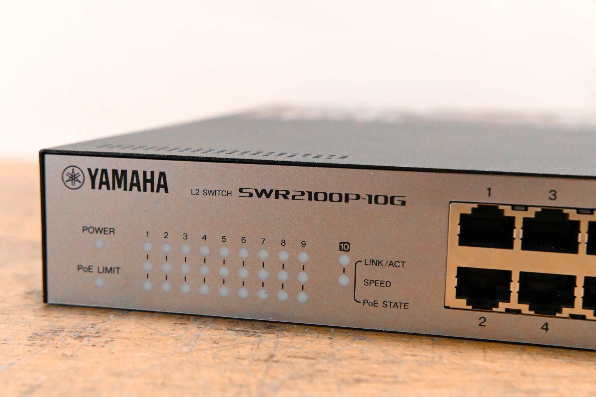 Yamaha SWR2100P-10G 10-port L2 Network Switch with PoE