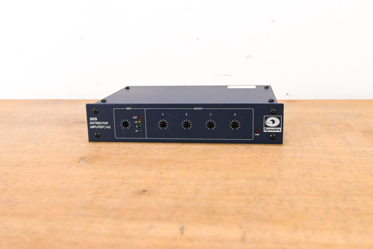Symetrix 305 Distribution Amplifier - 1x4 (NO POWER SUPPLY)