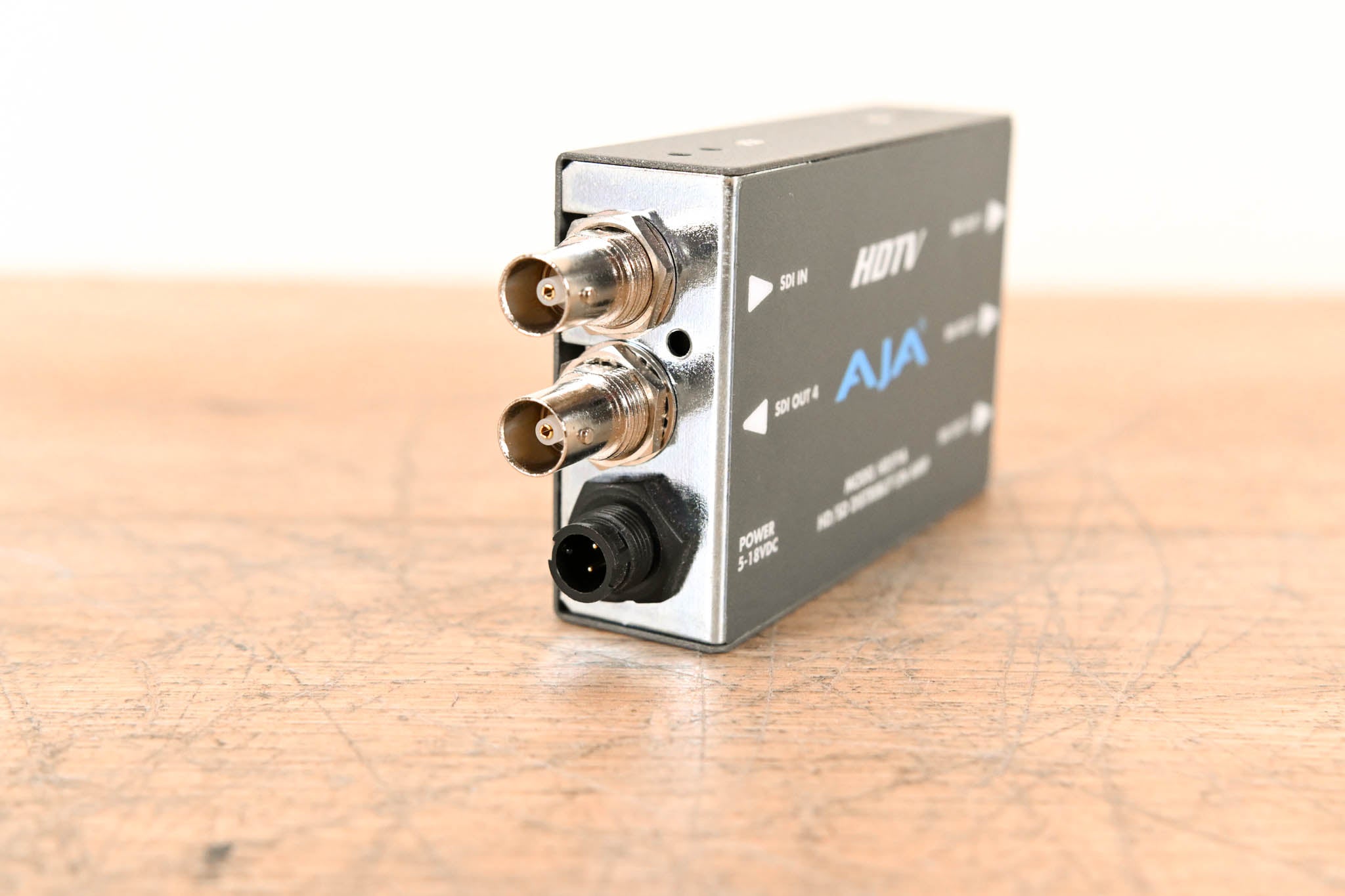 AJA HD5DA 1x4 HD/SD-SDI Distribution Amplifier/Repeater NO POWER SUPPLY