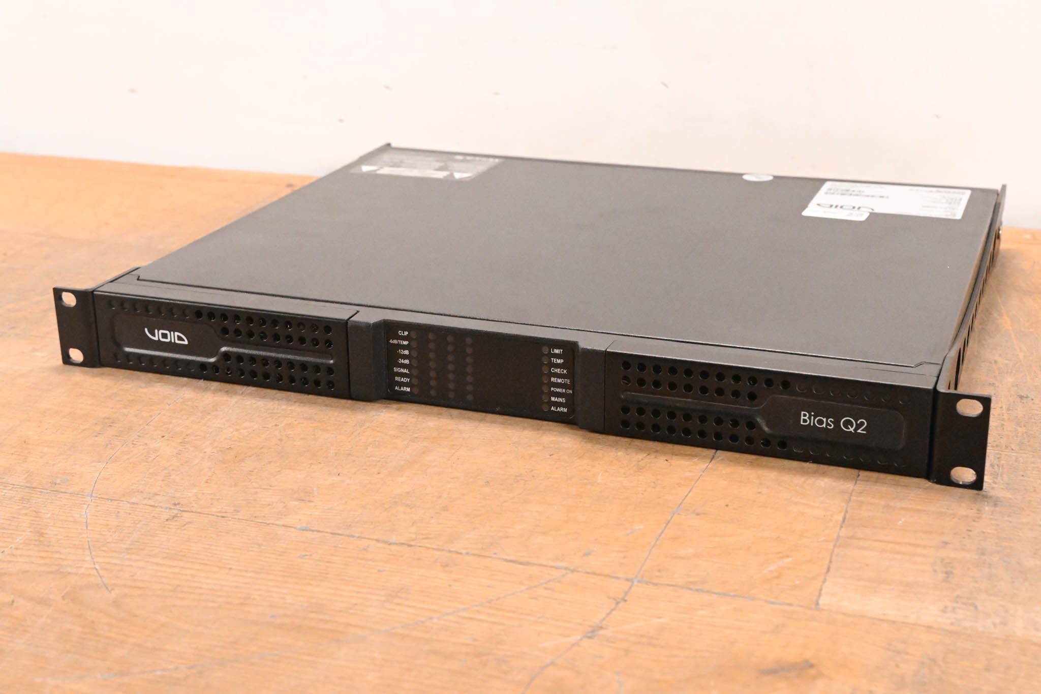Void Bias Q2 4-Channel DSP Power Amplifier w/ Dante