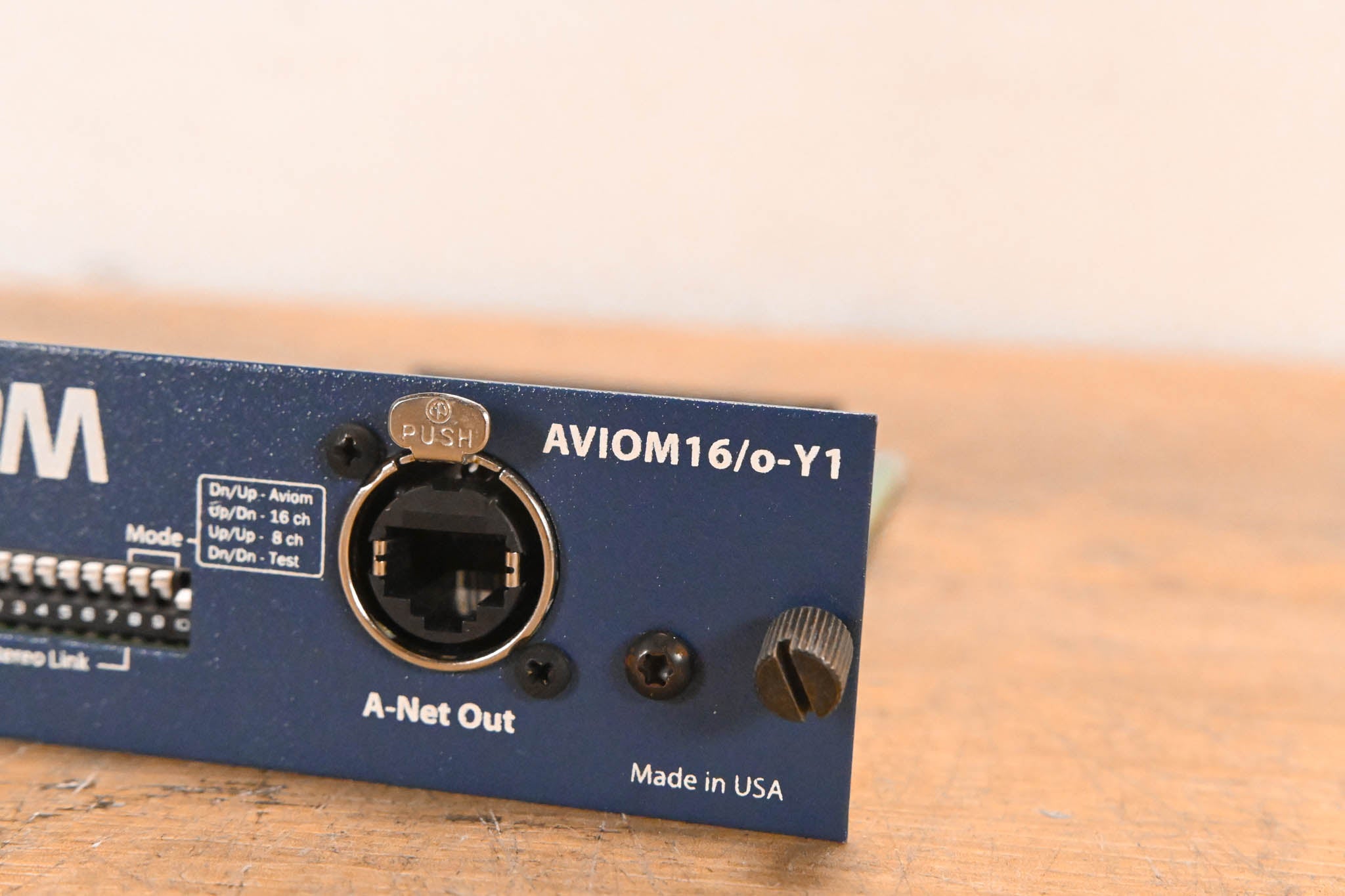 Aviom 16/o-Y1 A-Net Card for Yamaha Digital Products