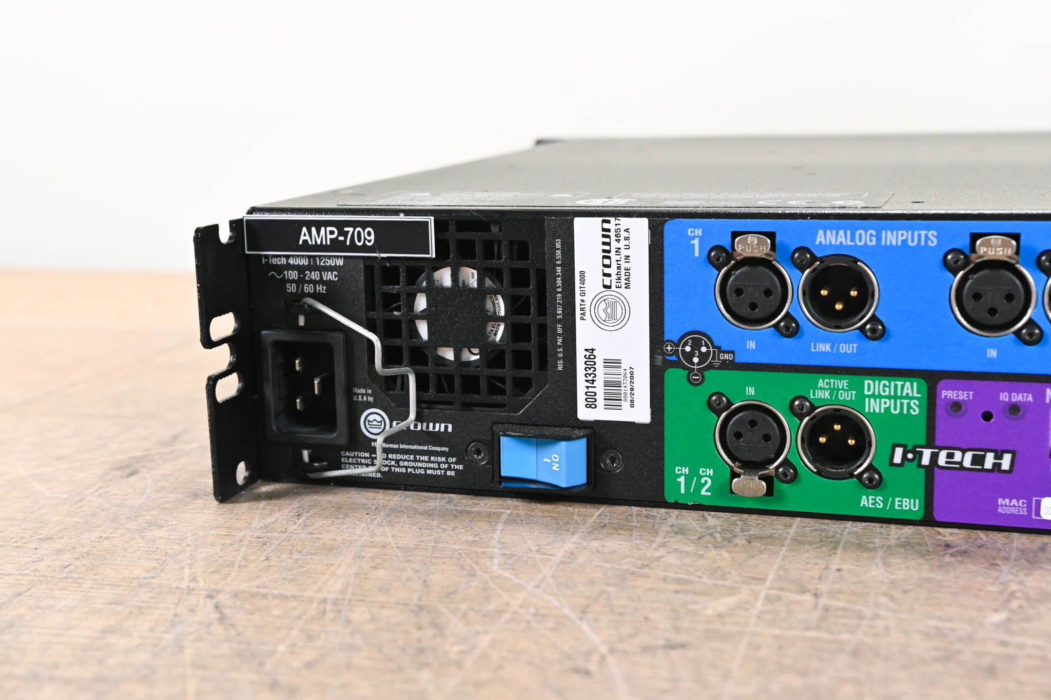 Crown I-Tech 4000 2-Channel Power Amplifier