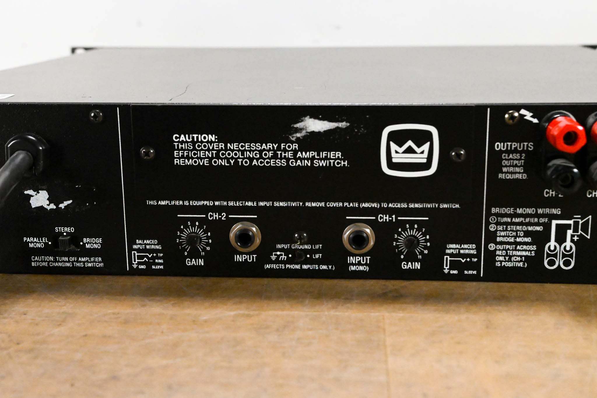Crown 460 CSL 2-Channel Power Amplifier