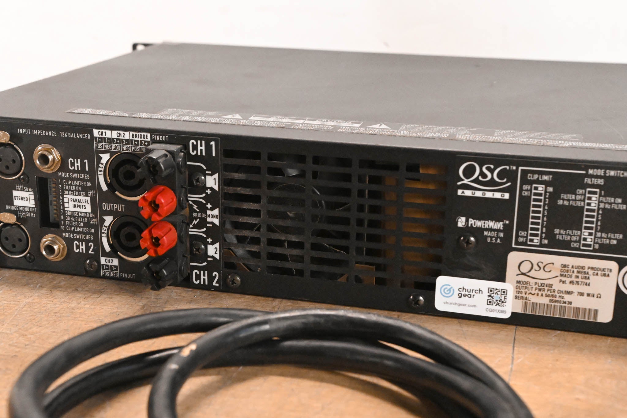 QSC PLX2402 2-Channel Power Amplifier