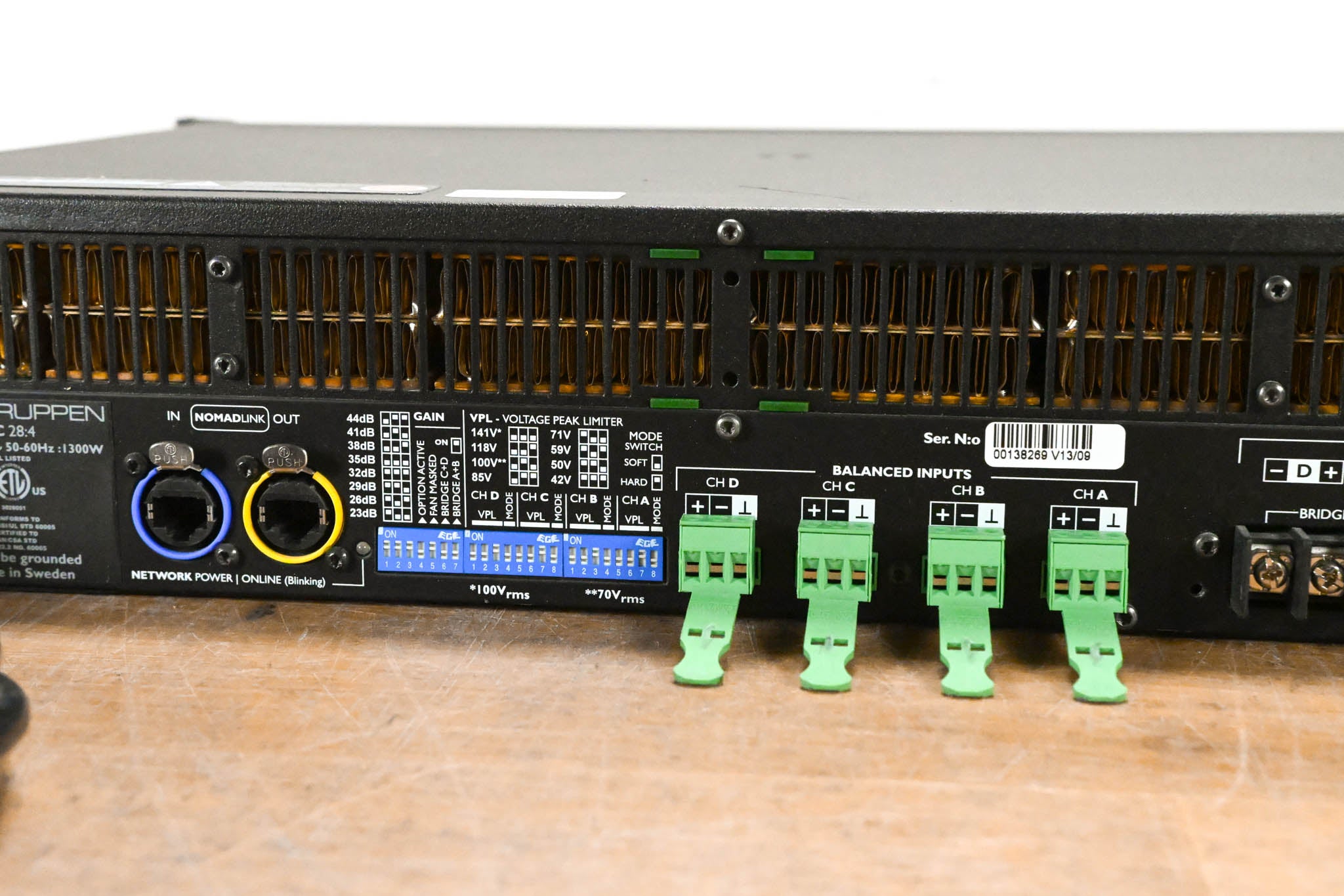 Lab Gruppen C 28:4 2800W 4-Channel Power Amplifier