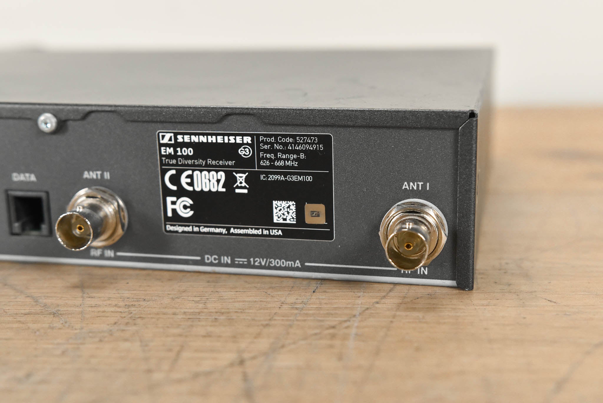 Sennheiser EM 100 G3 Wireless Receiver - 626-668 MHz