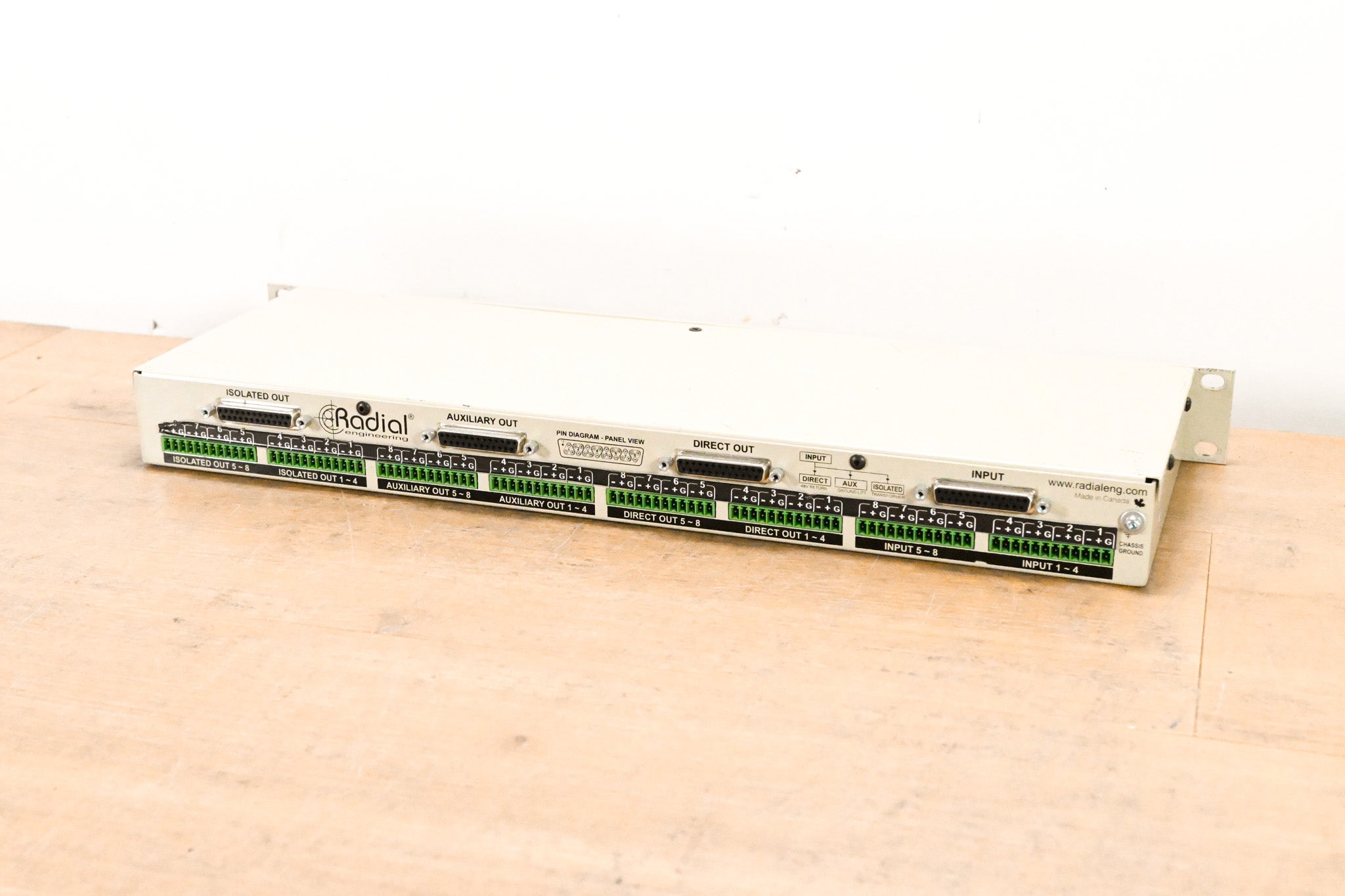 Radial Engineering OX8-j Jensen-Equipped 8-Channel Microphone Splitter