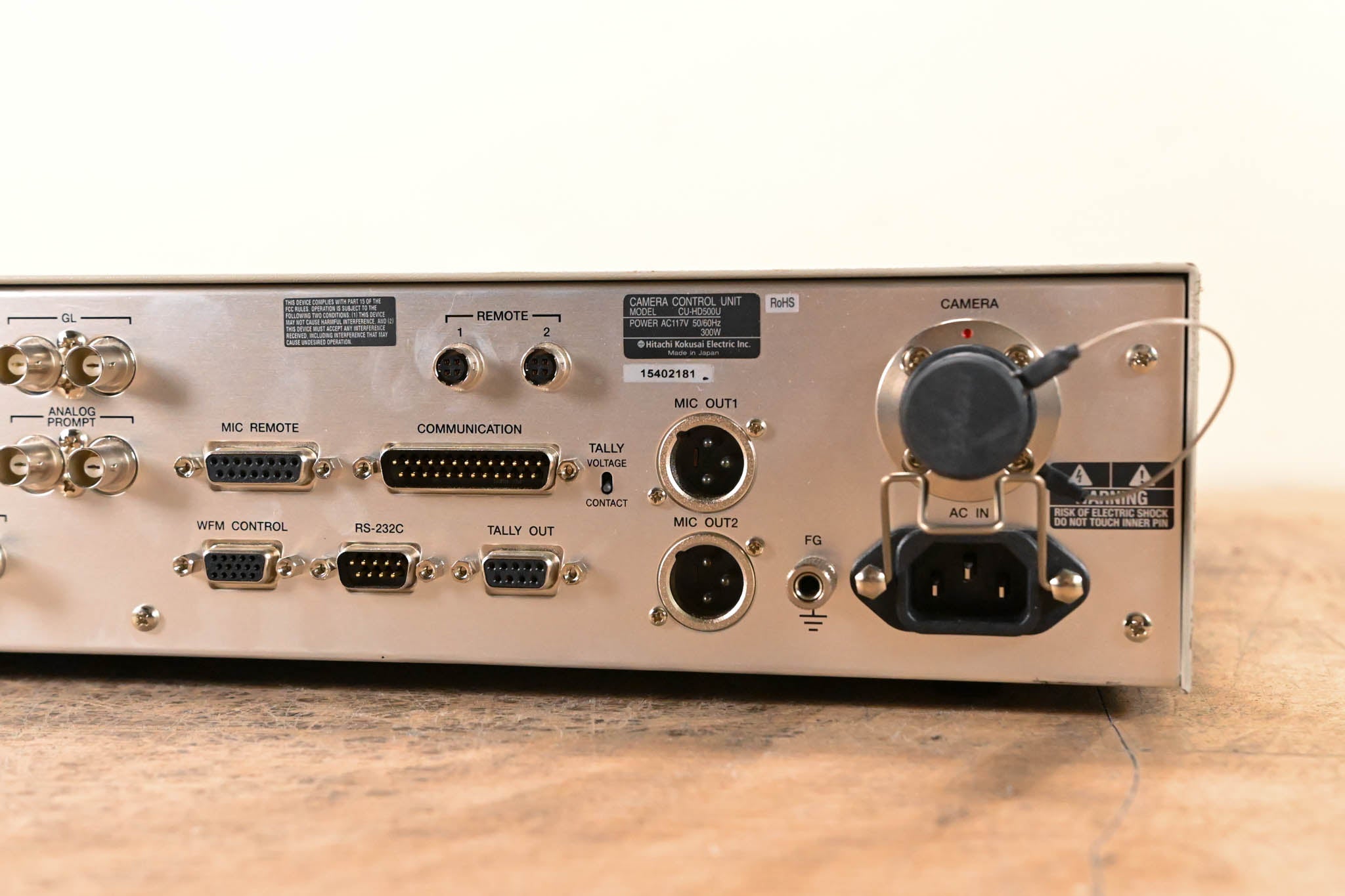 Hitachi CU-HD500 Fiber Optic Camera Control Unit