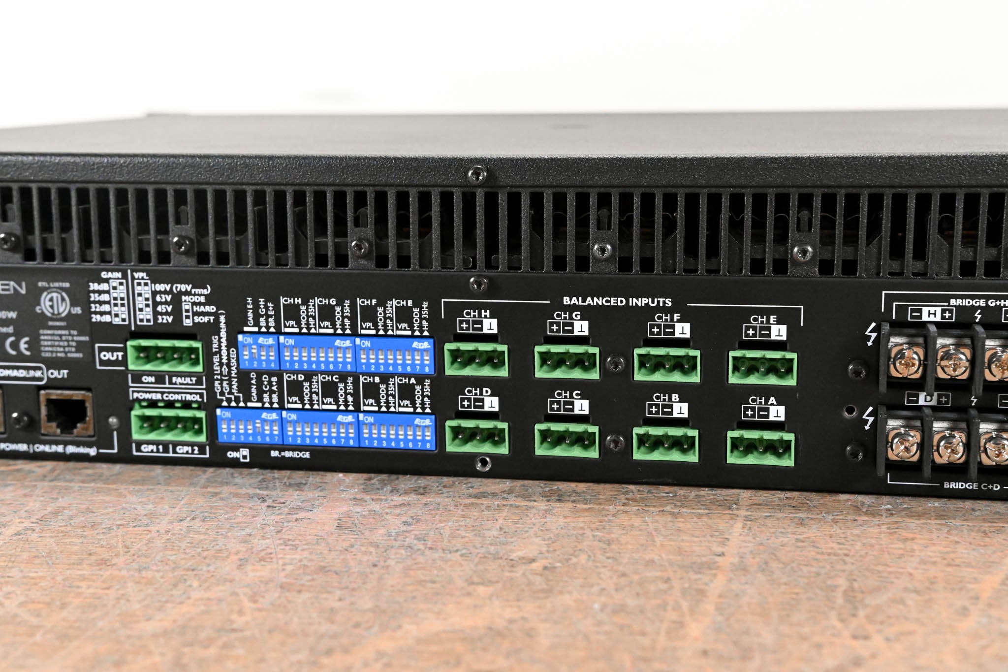 Lab Gruppen C 20:8X 2000W 8-Channel Power Amplifier